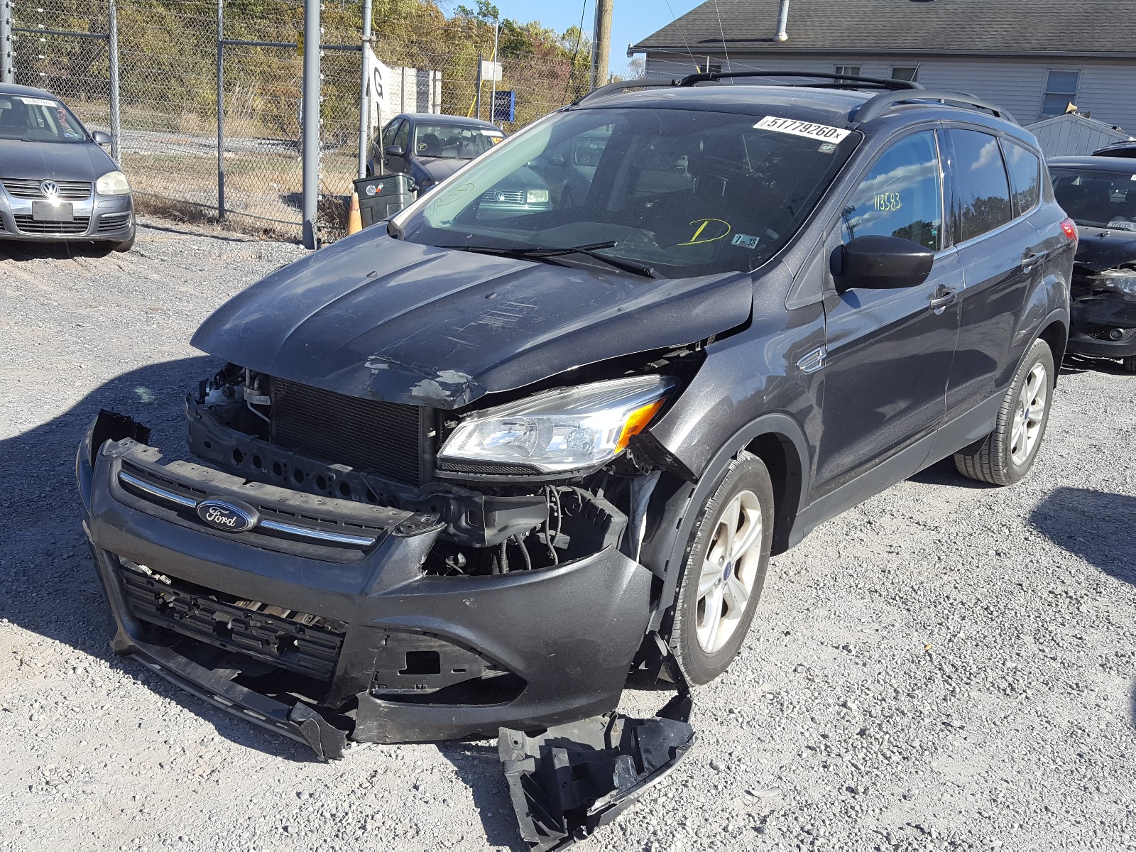 Photo 2 from auction – 2016 FORD ESCAPE SE with VIN 1FMCU9GX4GUA58023