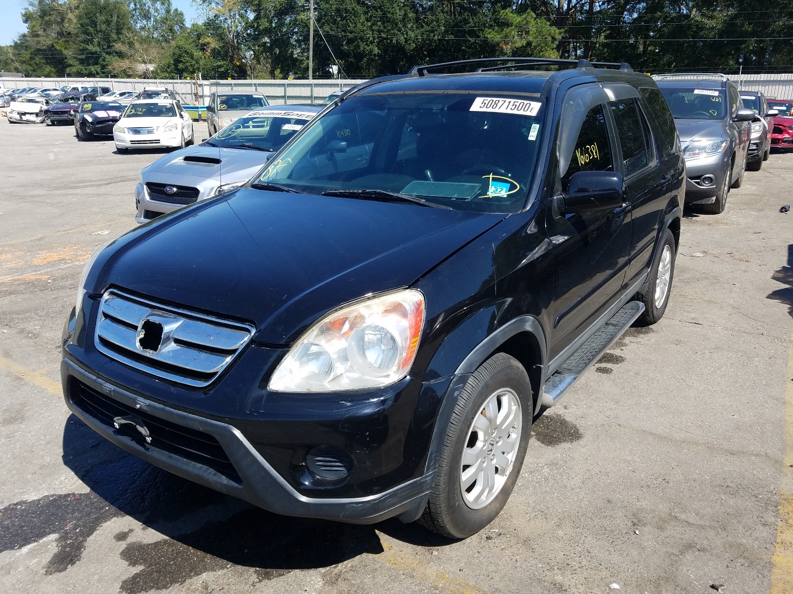 Photo 2 from auction – 2006 HONDA CR-V SE with VIN SHSRD78906U405267