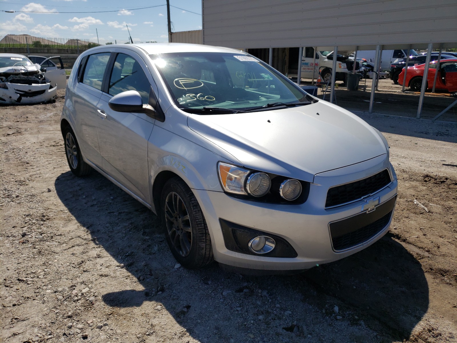 CHEVROLET SONIC LT 2013 with VIN 1G1JC6SH7D4185625 - Photo from auction