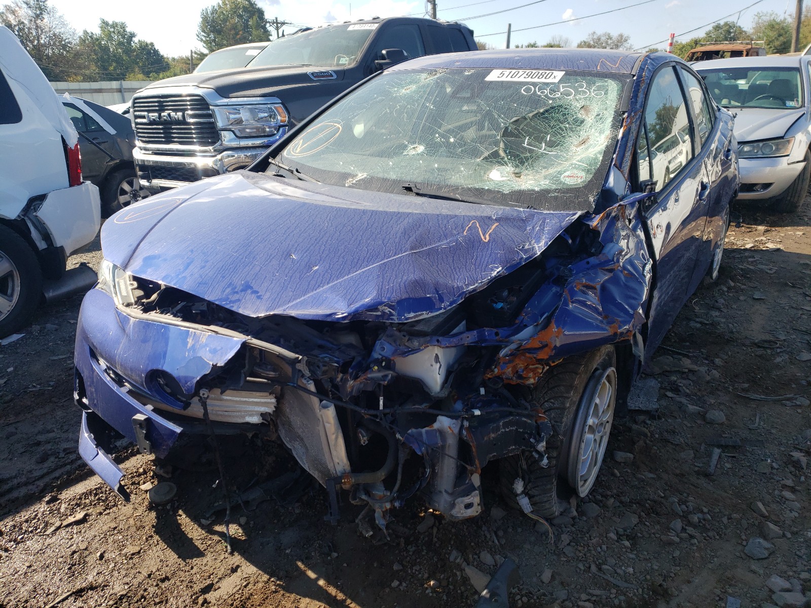 Photo 2 from auction – 2018 TOYOTA PRIUS with VIN JTDKBRFU4J3066536