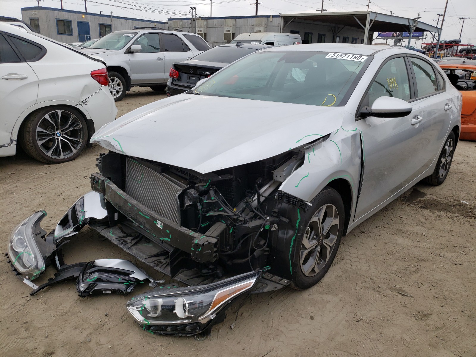 Photo 2 from auction – 2020 KIA FORTE FE with VIN 3KPF24AD5LE156673