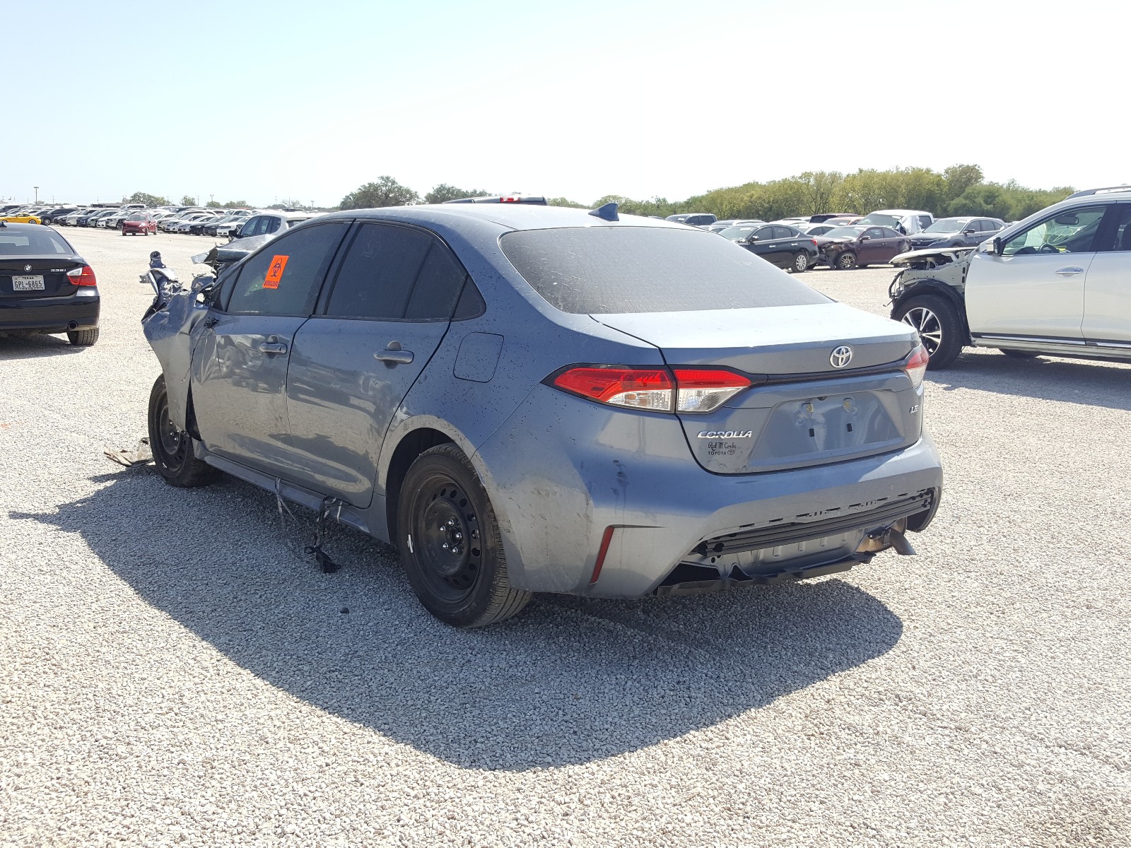 Photo 3 from auction – 2021 TOYOTA COROLLA LE with VIN JTDEPMAE5MJ123117