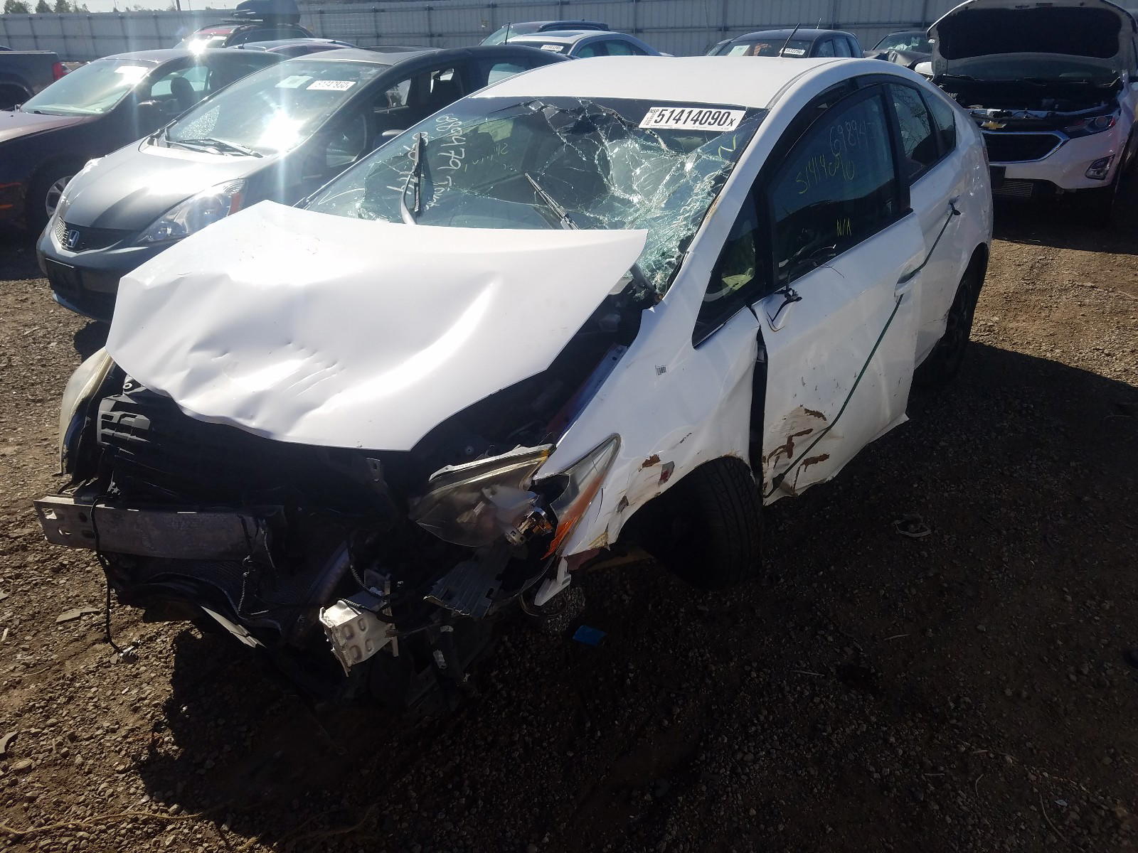 Photo 2 from auction – 2012 TOYOTA PRIUS with VIN JTDKN3DU9C5443750