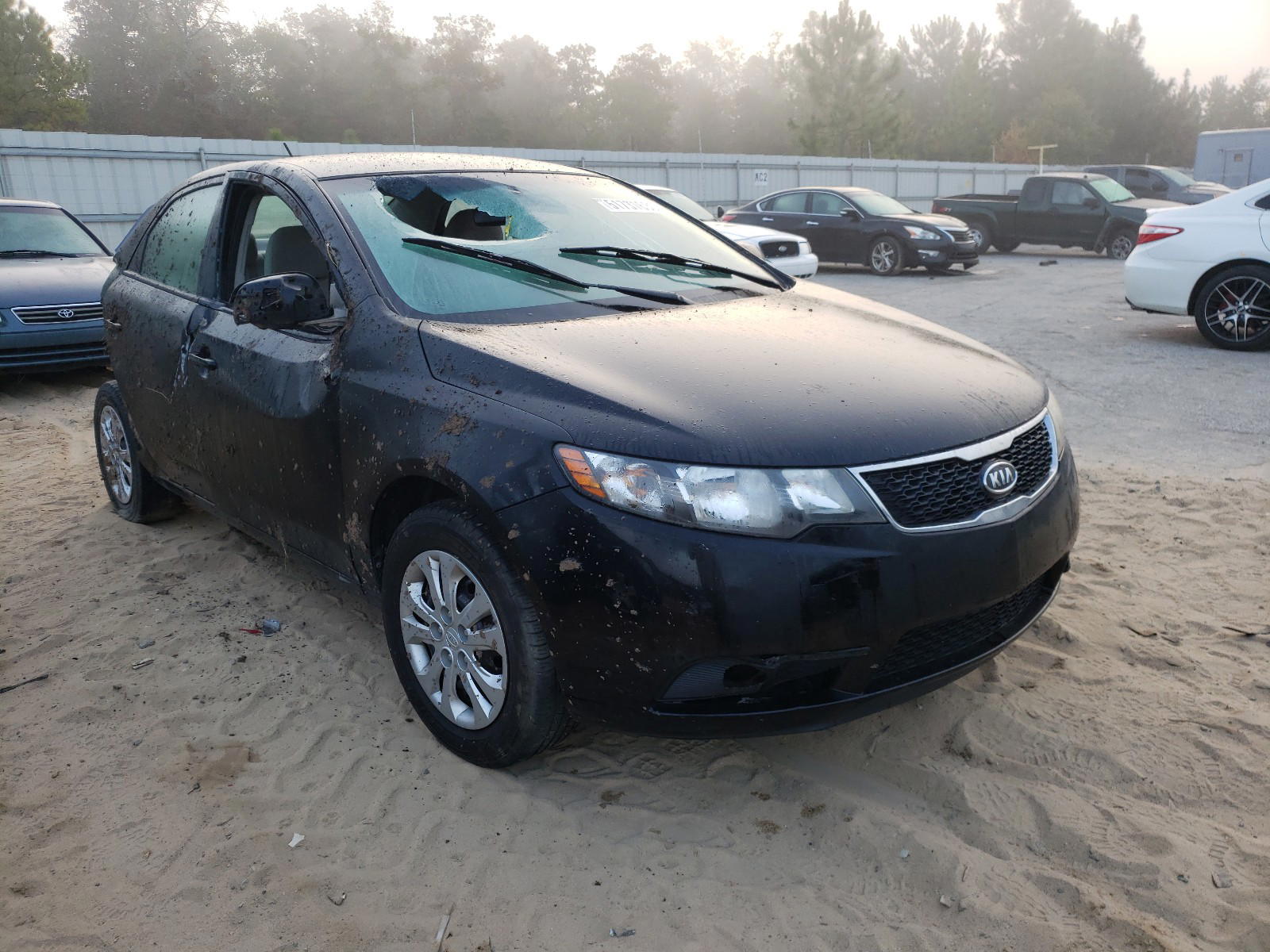 KIA FORTE LX 2011 with VIN KNAFT4A28B5443217 - Photo from auction