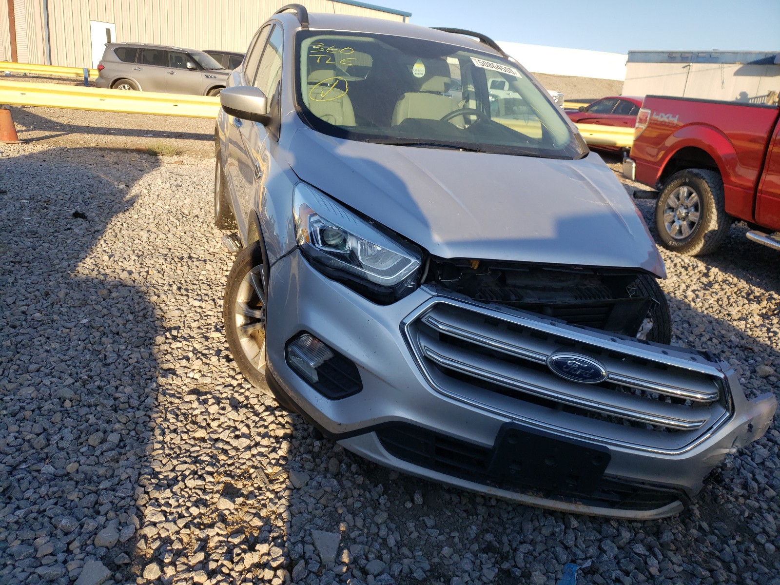 FORD ESCAPE SE 2017 with VIN 1FMCU0GD3HUA40650 - Photo from auction