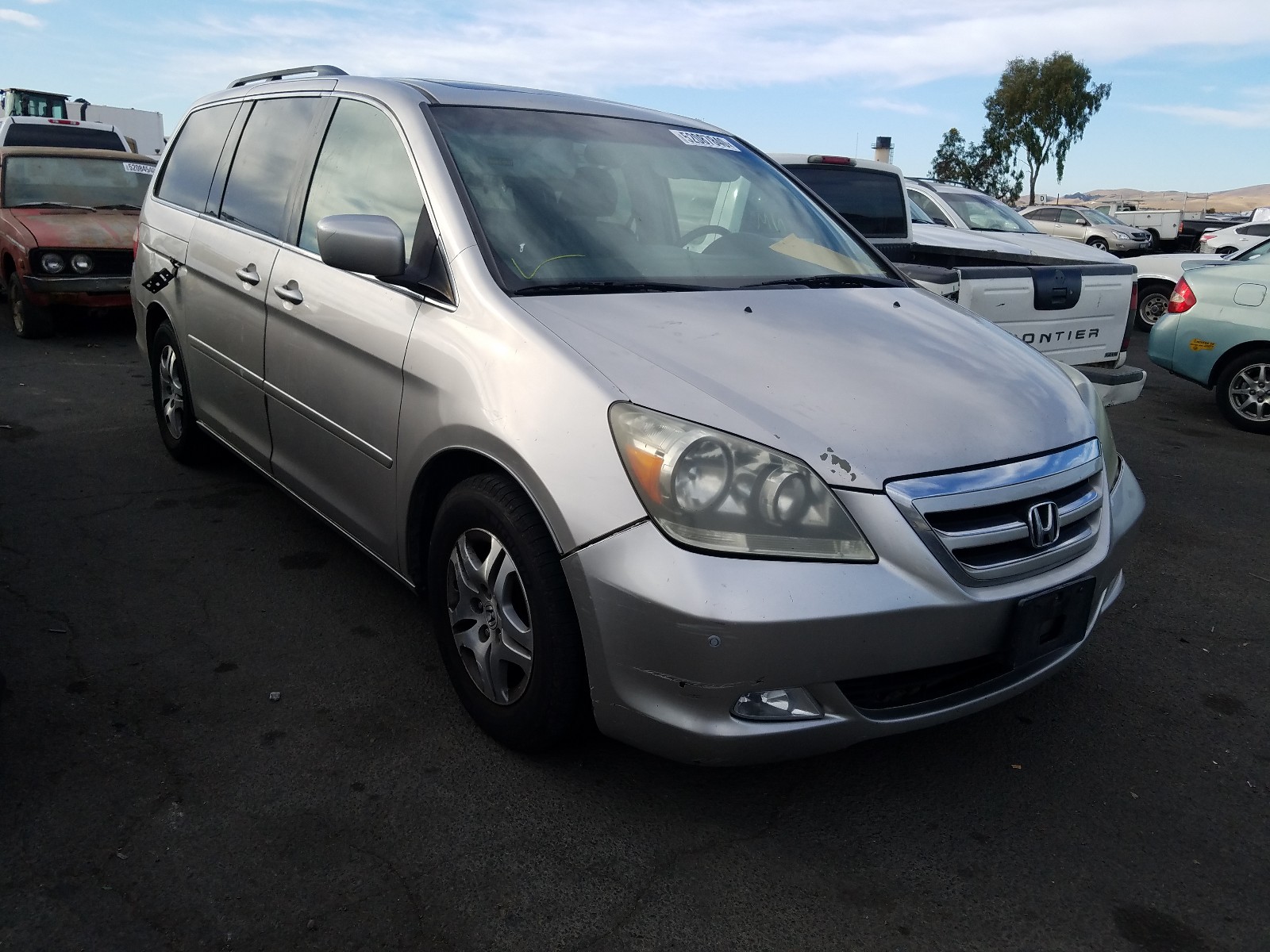 HONDA ODYSSEY TO 2007 with VIN 5FNRL38897B086804 - Photo from auction