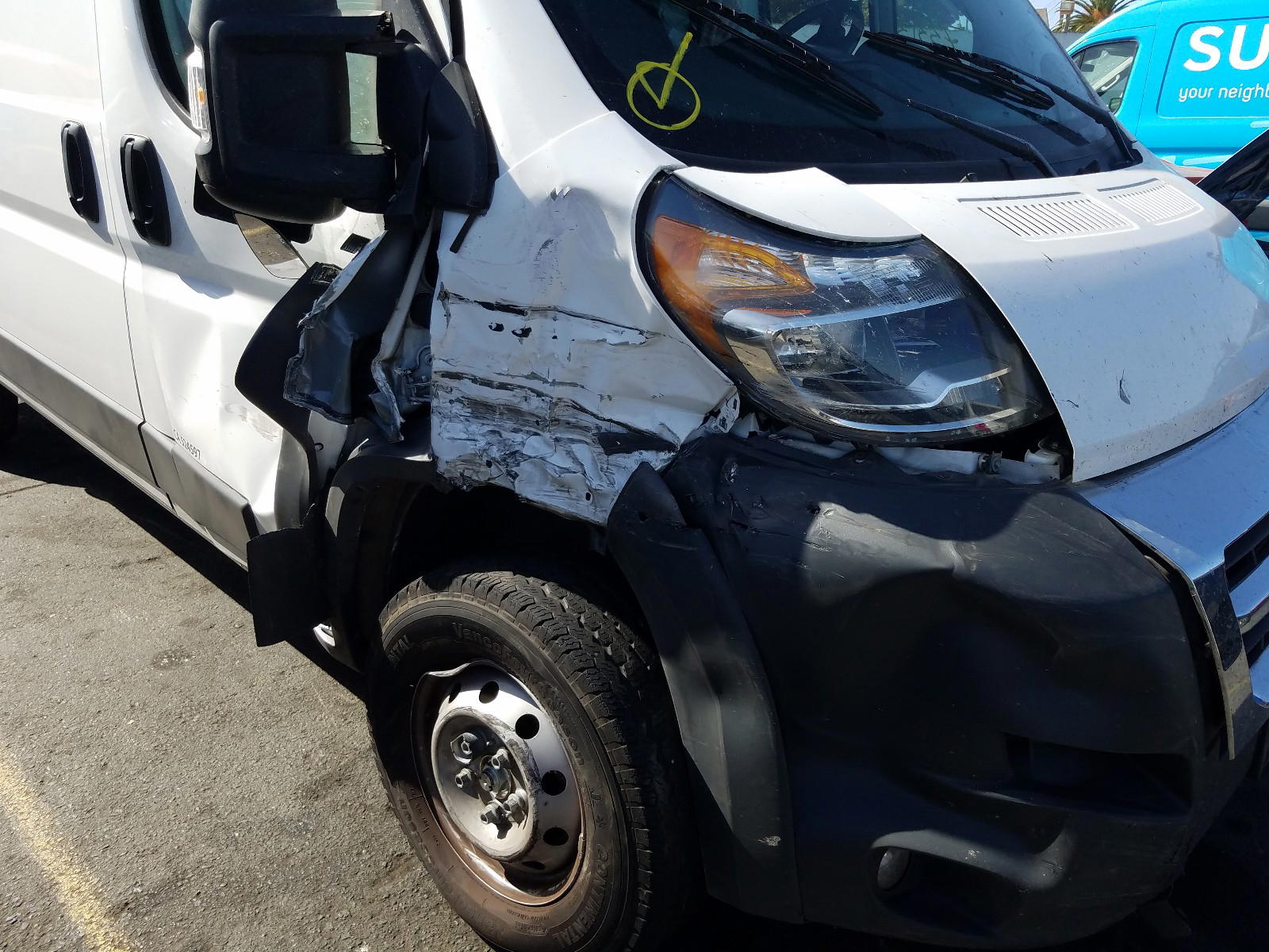 Photo 9 from auction – 2016 RAM PROMASTER with VIN 3C6TRVAG1GE136996