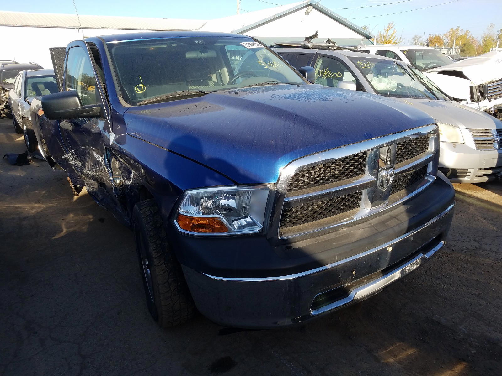 DODGE RAM 1500 2011 with VIN 3D7JB1EKXBG540197 - Photo from auction