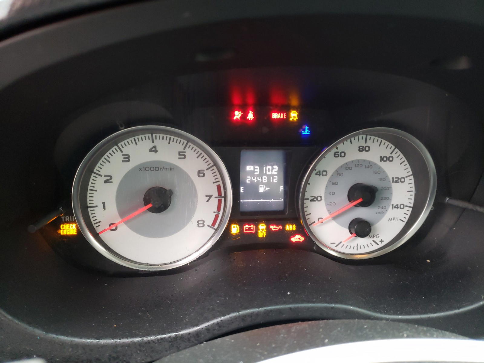 Photo 8 from auction – 2012 SUBARU IMPREZA LI with VIN JF1GJAG65CH024866