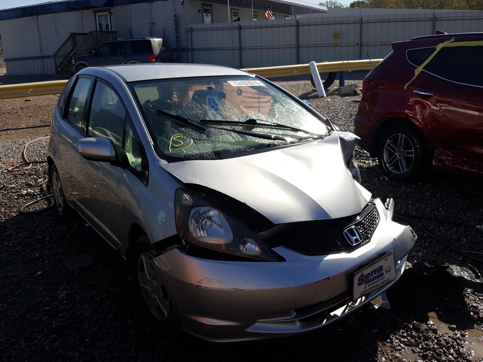 HONDA FIT 2012 with VIN JHMGE8H36CC039299 - Photo from auction