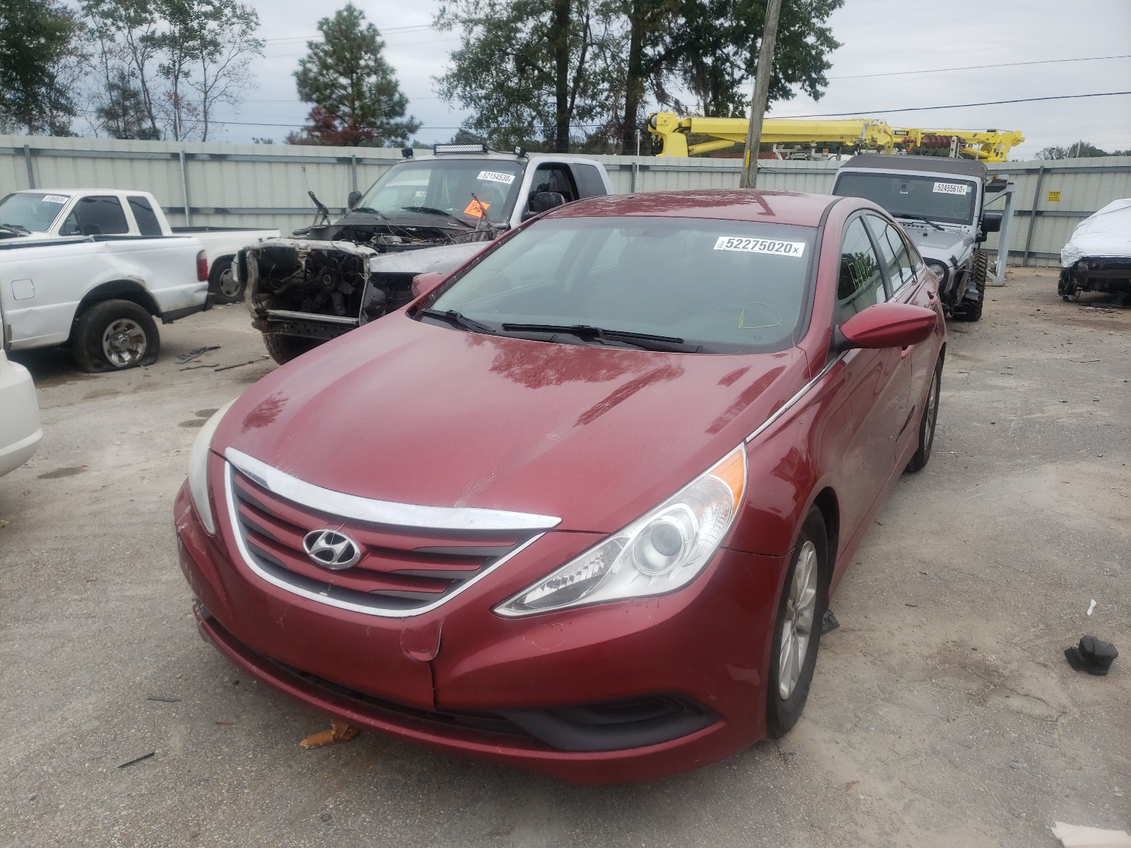 Photo 2 from auction – 2014 HYUNDAI SONATA GLS with VIN 5NPEB4AC1EH866378