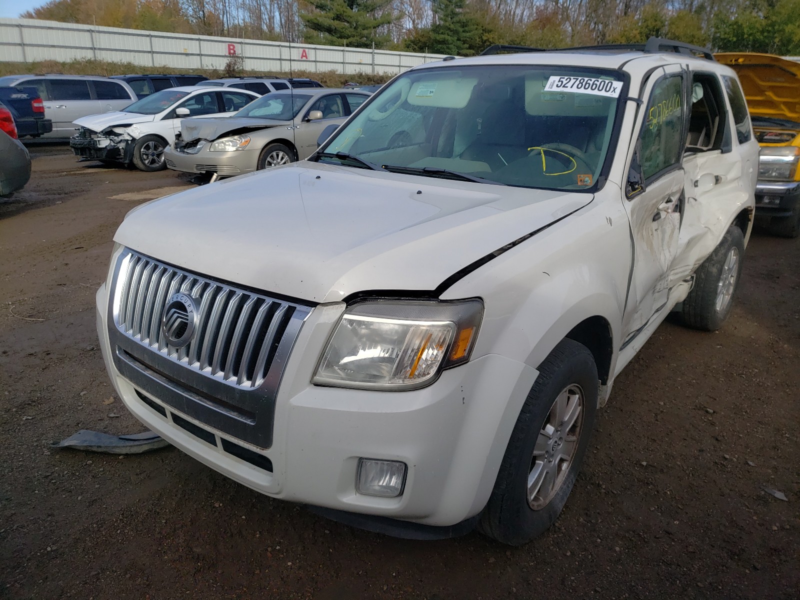 Photo 2 from auction – 2010 MERCURY MARINER with VIN 4M2CN9BG9AKJ17329