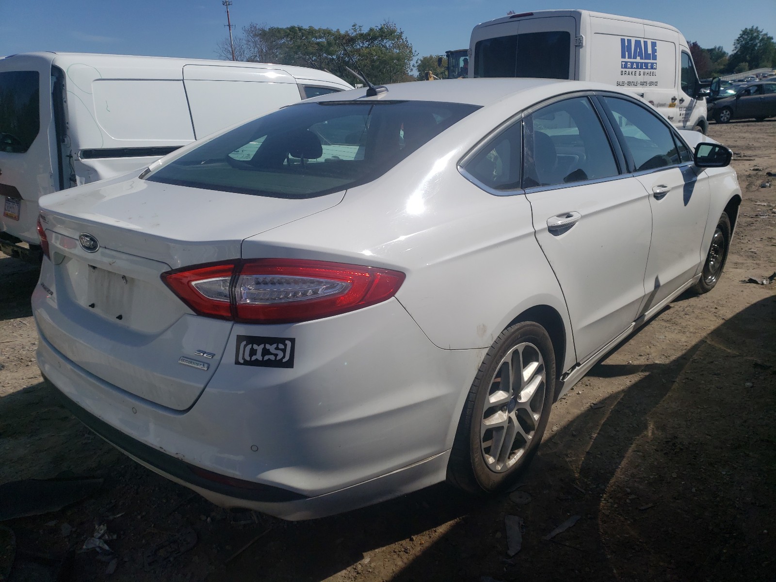 Photo 4 from auction – 2014 FORD FUSION SE with VIN 1FA6P0HD9E5394983