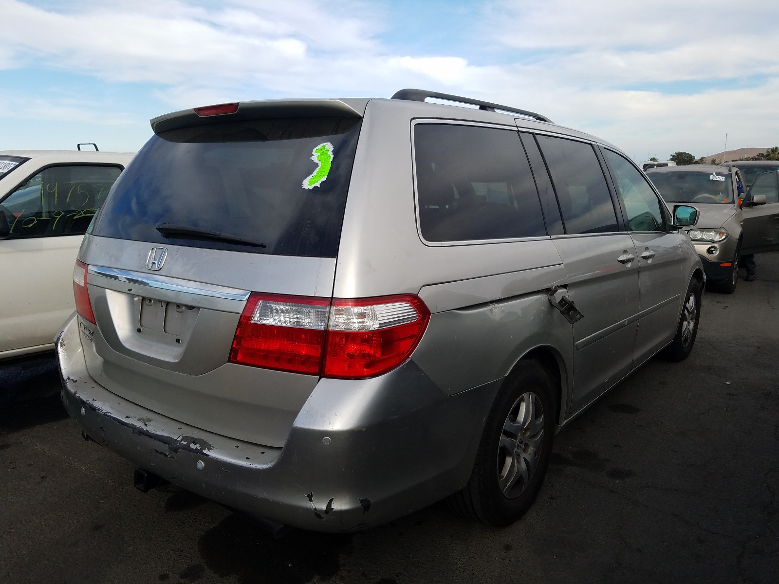 Photo 4 from auction – 2007 HONDA ODYSSEY TO with VIN 5FNRL38897B086804