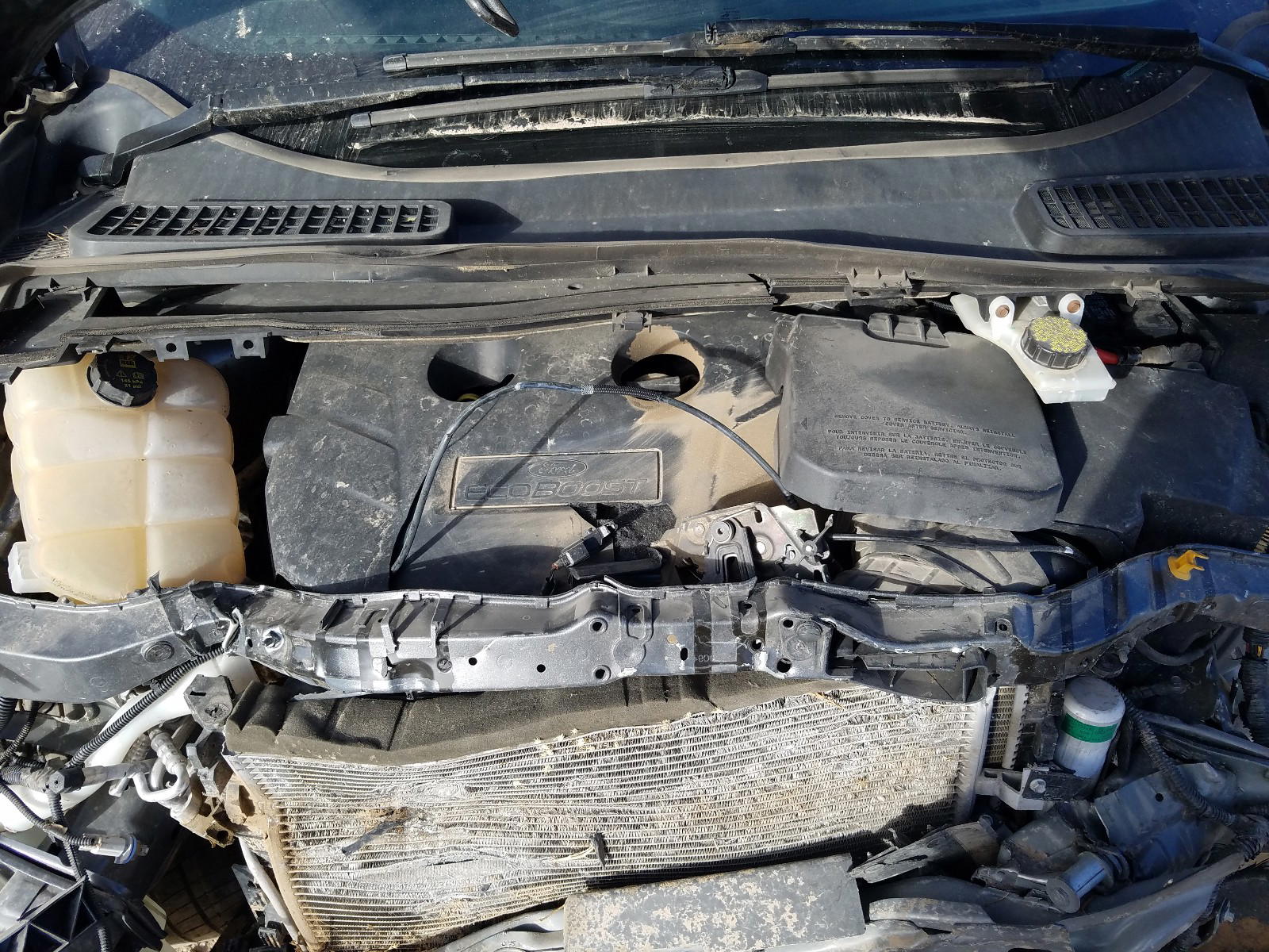 Photo 17 from auction – 2014 FORD ESCAPE SE with VIN 1FMCU0G90EUD01823
