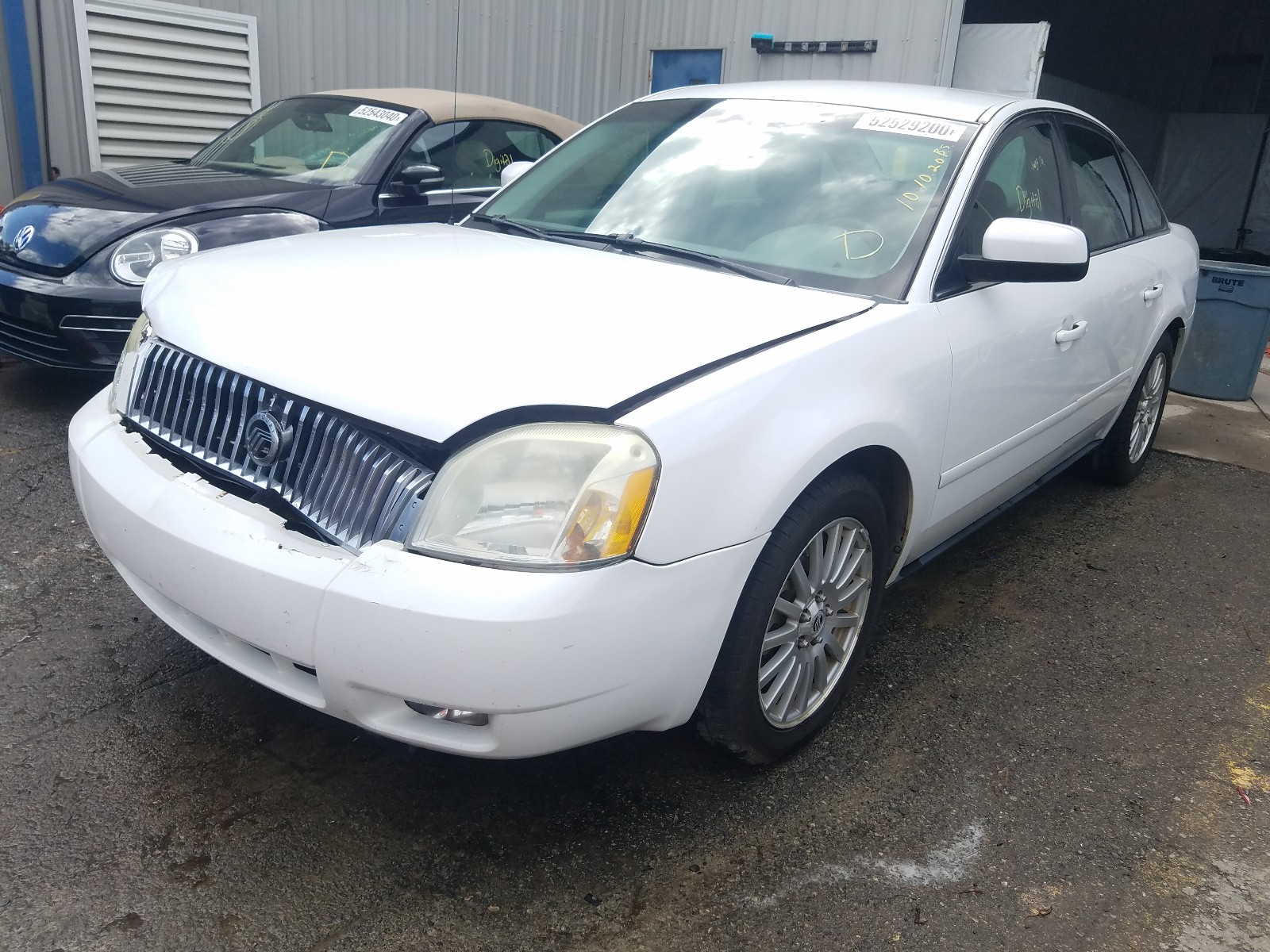 Photo 2 from auction – 2005 MERCURY MONTEGO PR with VIN 1MEFM42185G620829