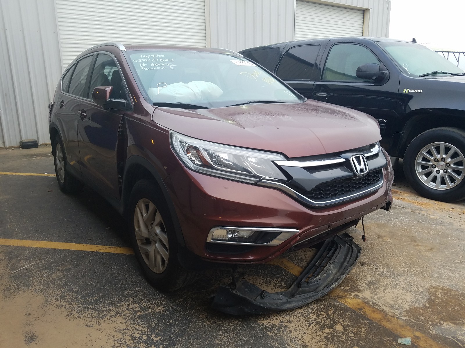 HONDA CR-V EXL 2015 with VIN 2HKRM3H76FH510623 - Photo from auction
