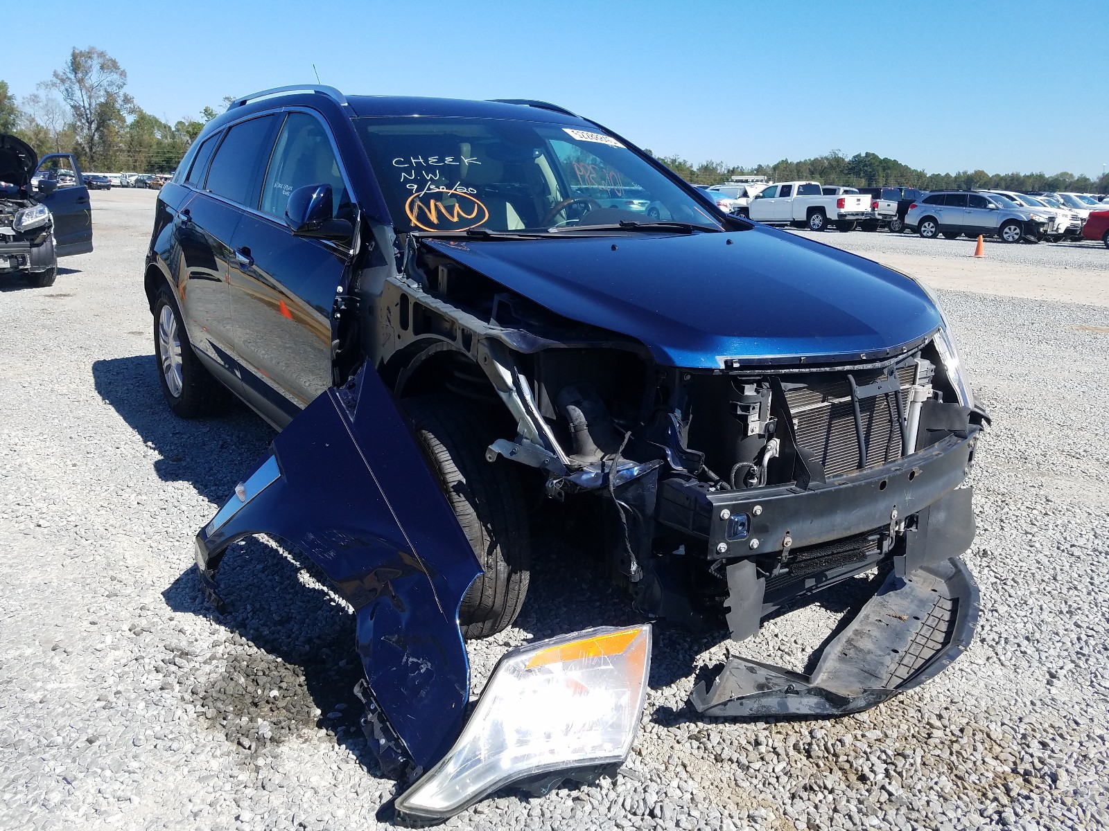 CADILLAC SRX LUXURY 2011 with VIN 3GYFNAEY2BS575092 - Photo from auction