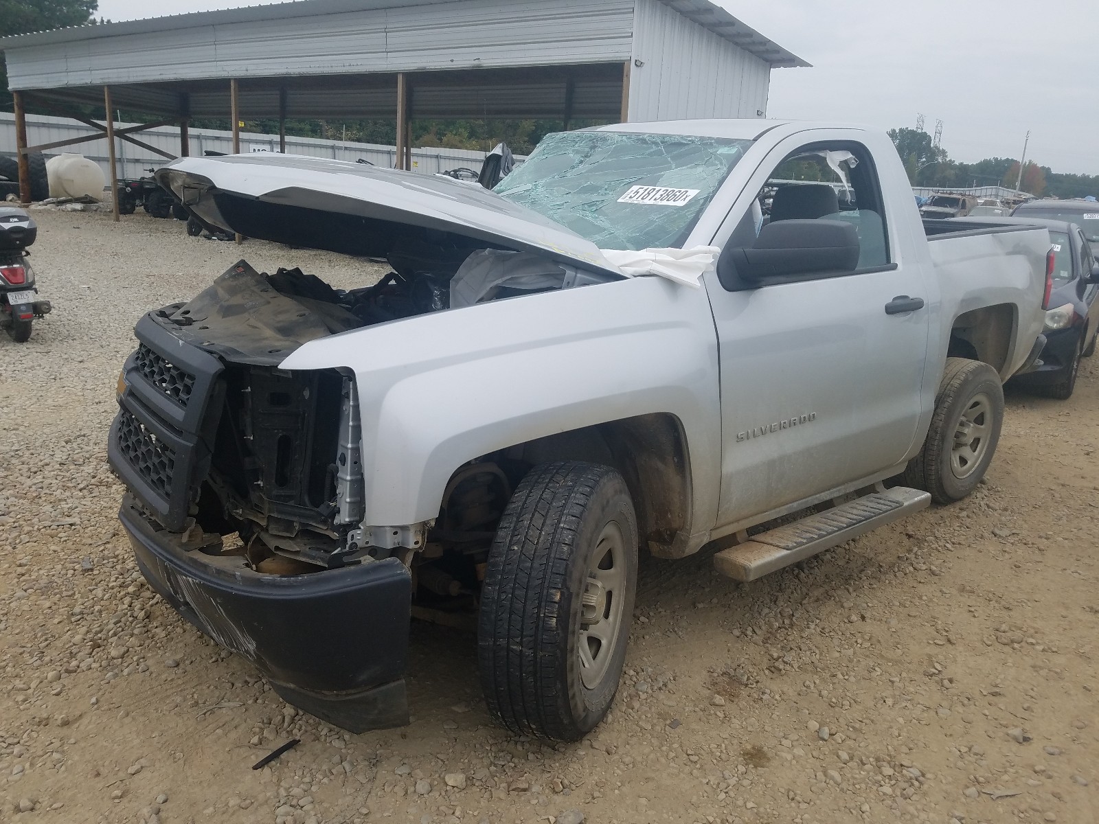 Photo 2 from auction – 2015 CHEVROLET SILVERADO with VIN 1GCNCPEH7FZ431637