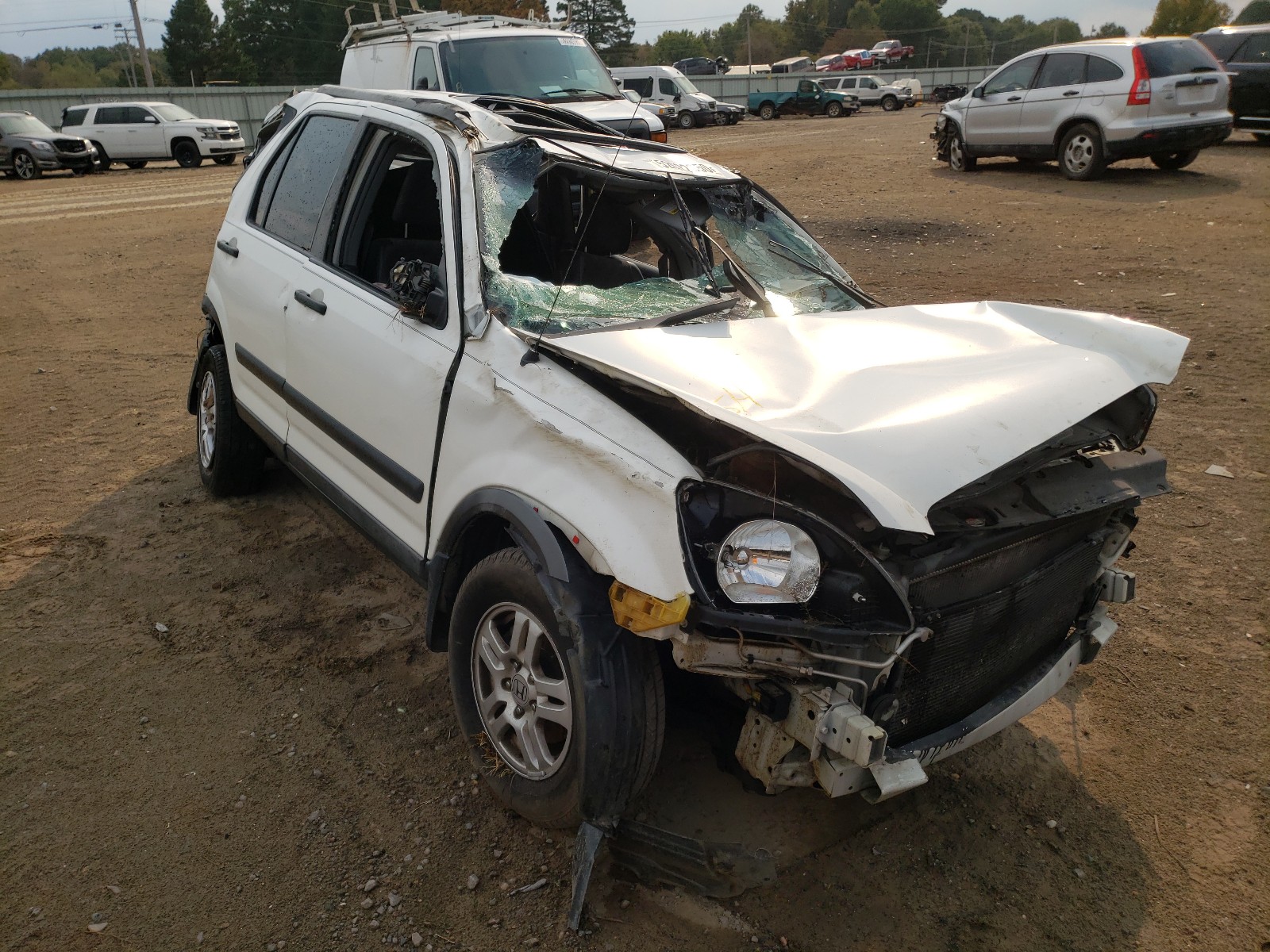 HONDA CR-V EX 2004 with VIN JHLRD78814C002135 - Photo from auction