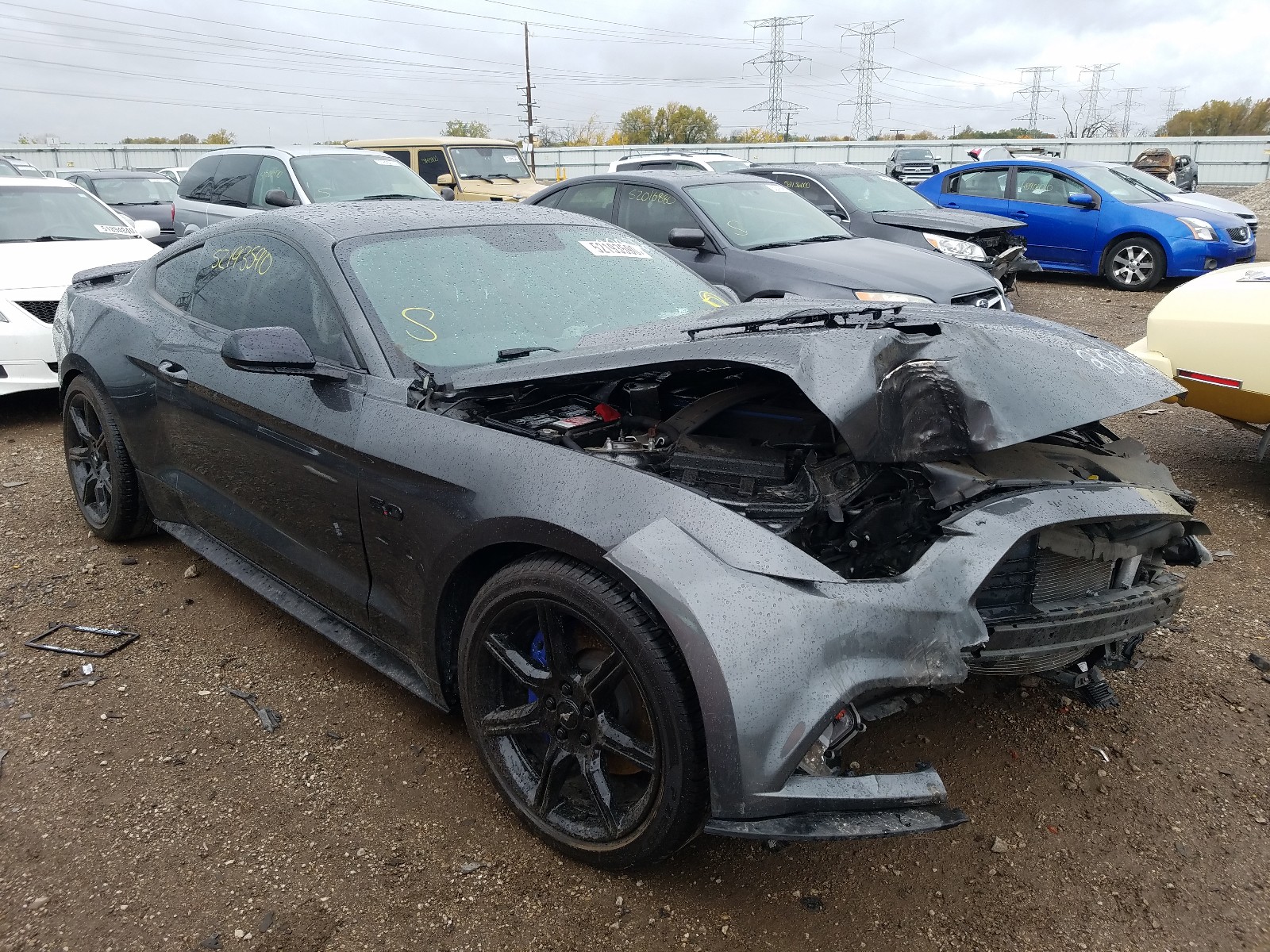 FORD MUSTANG GT 2016 with VIN 1FA6P8CF0G5237322 - Photo from auction