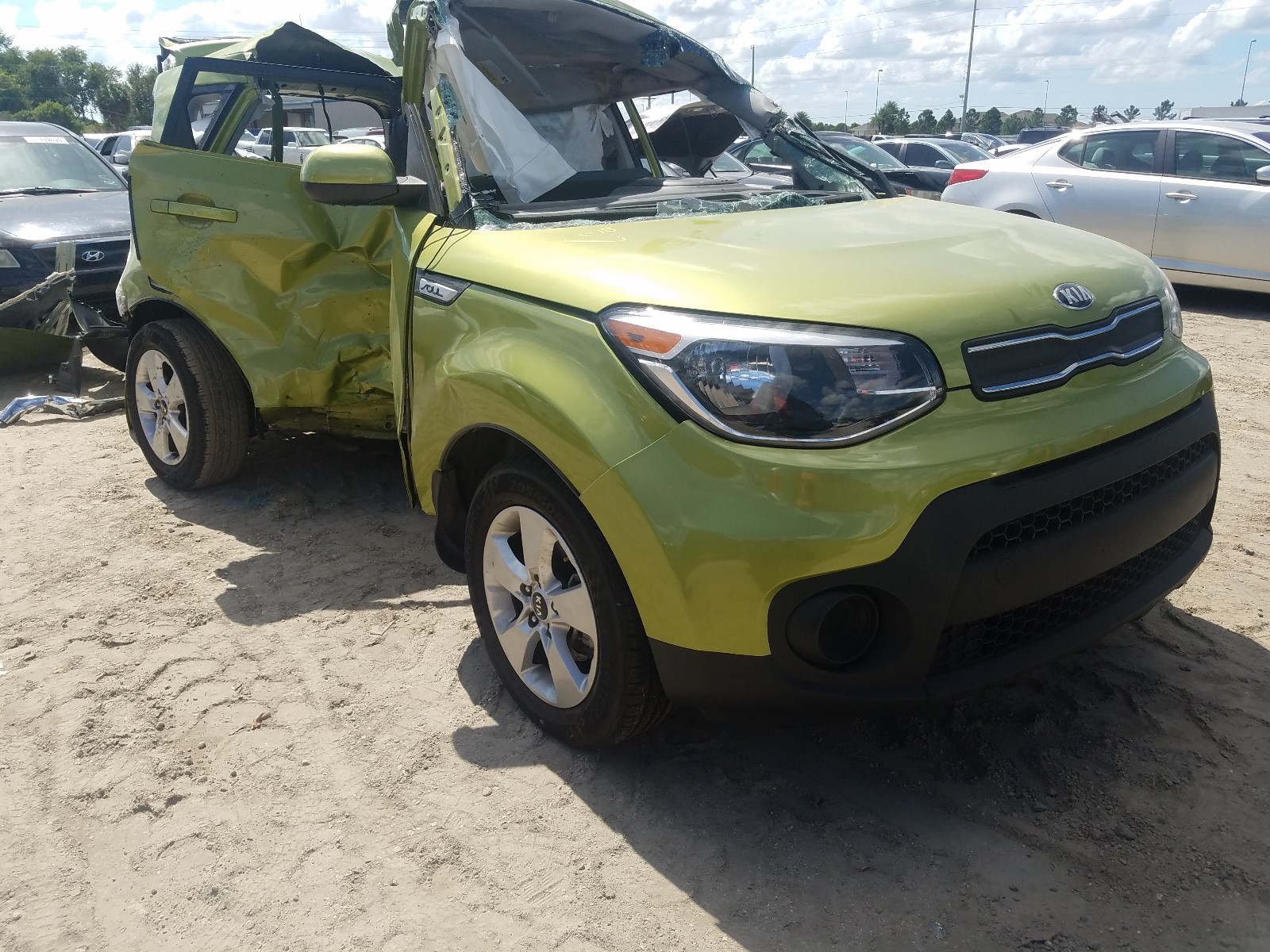 KIA SOUL 2018 with VIN KNDJN2A2XJ7897080 - Photo from auction