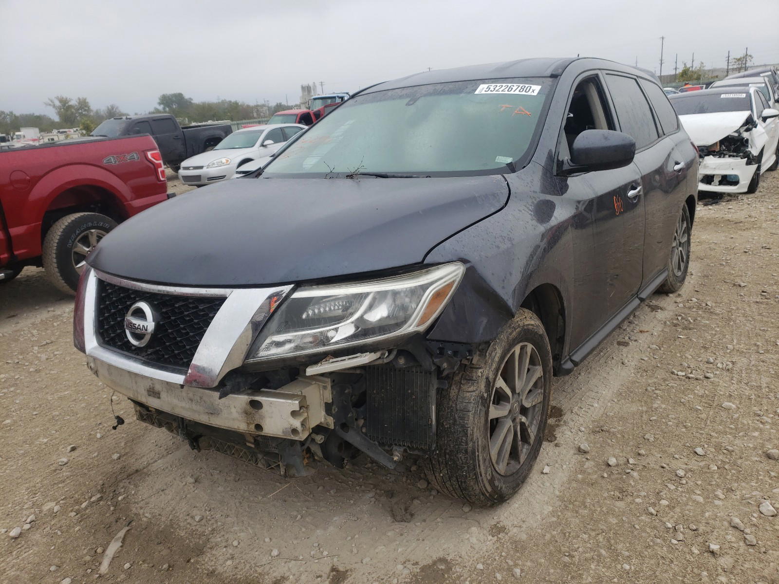 Photo 2 from auction – 2014 NISSAN PATHFINDER with VIN 5N1AR2MM0EC622893
