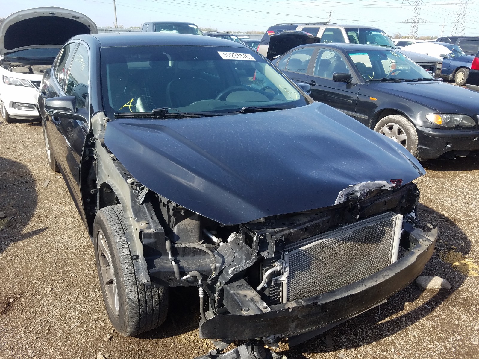 CHEVROLET MALIBU 1LT 2015 with VIN 1G11C5SLXFF192316 - Photo from auction