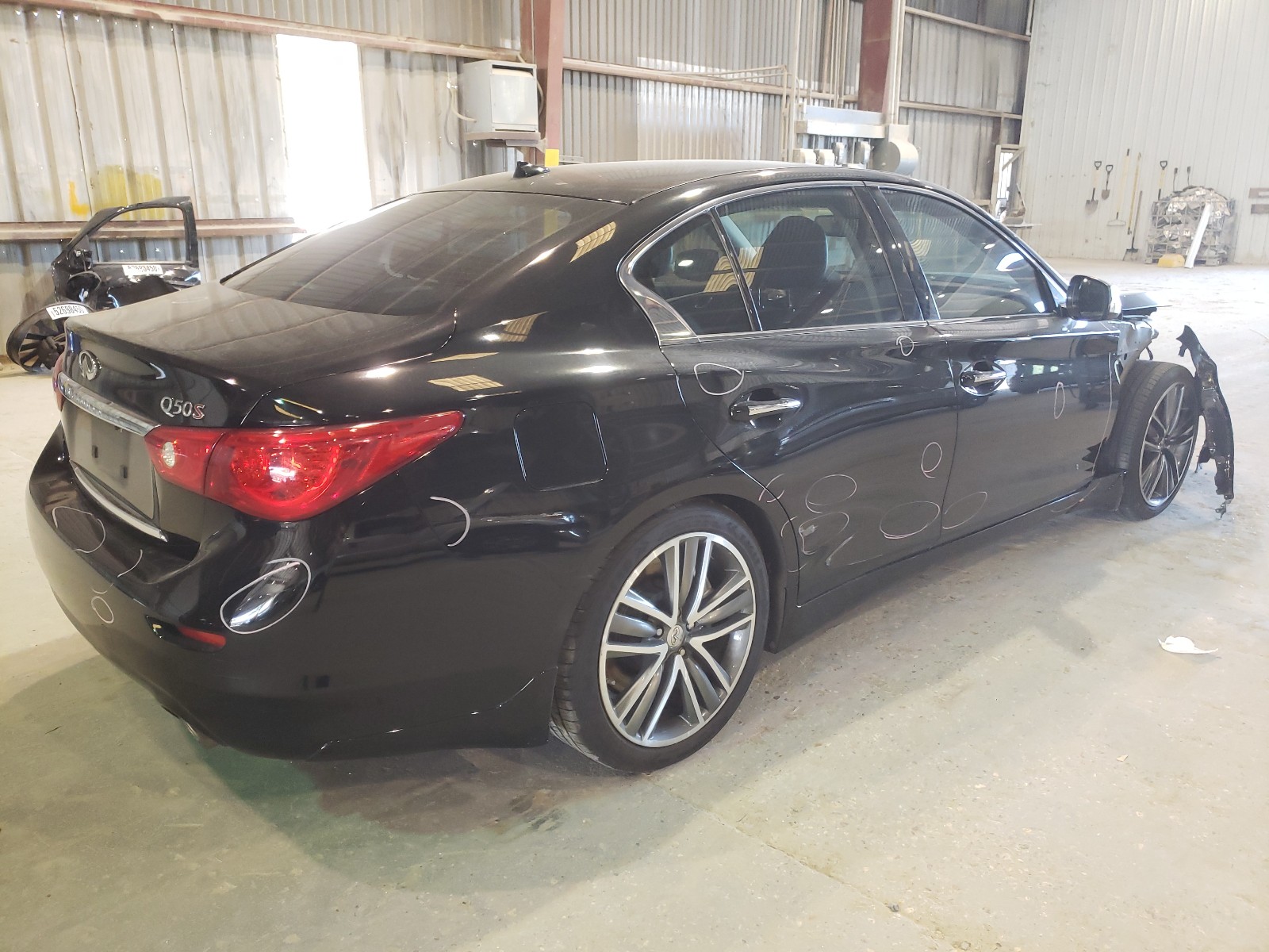 Photo 4 from auction – 2014 INFINITI Q50 BASE with VIN JN1BV7APXEM675307