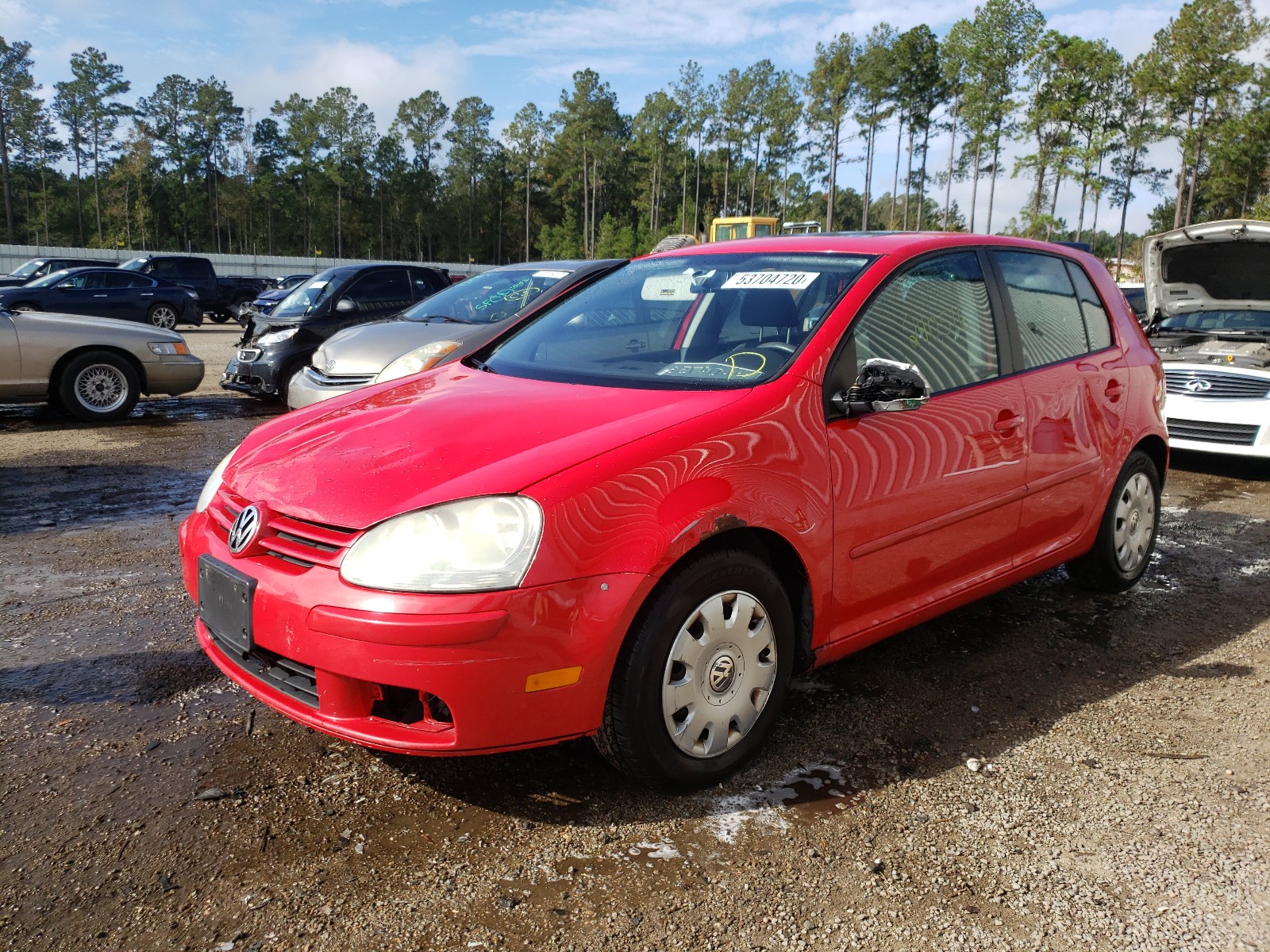Photo 2 from auction – 2008 VOLKSWAGEN RABBIT with VIN WVWDB71K38W294202