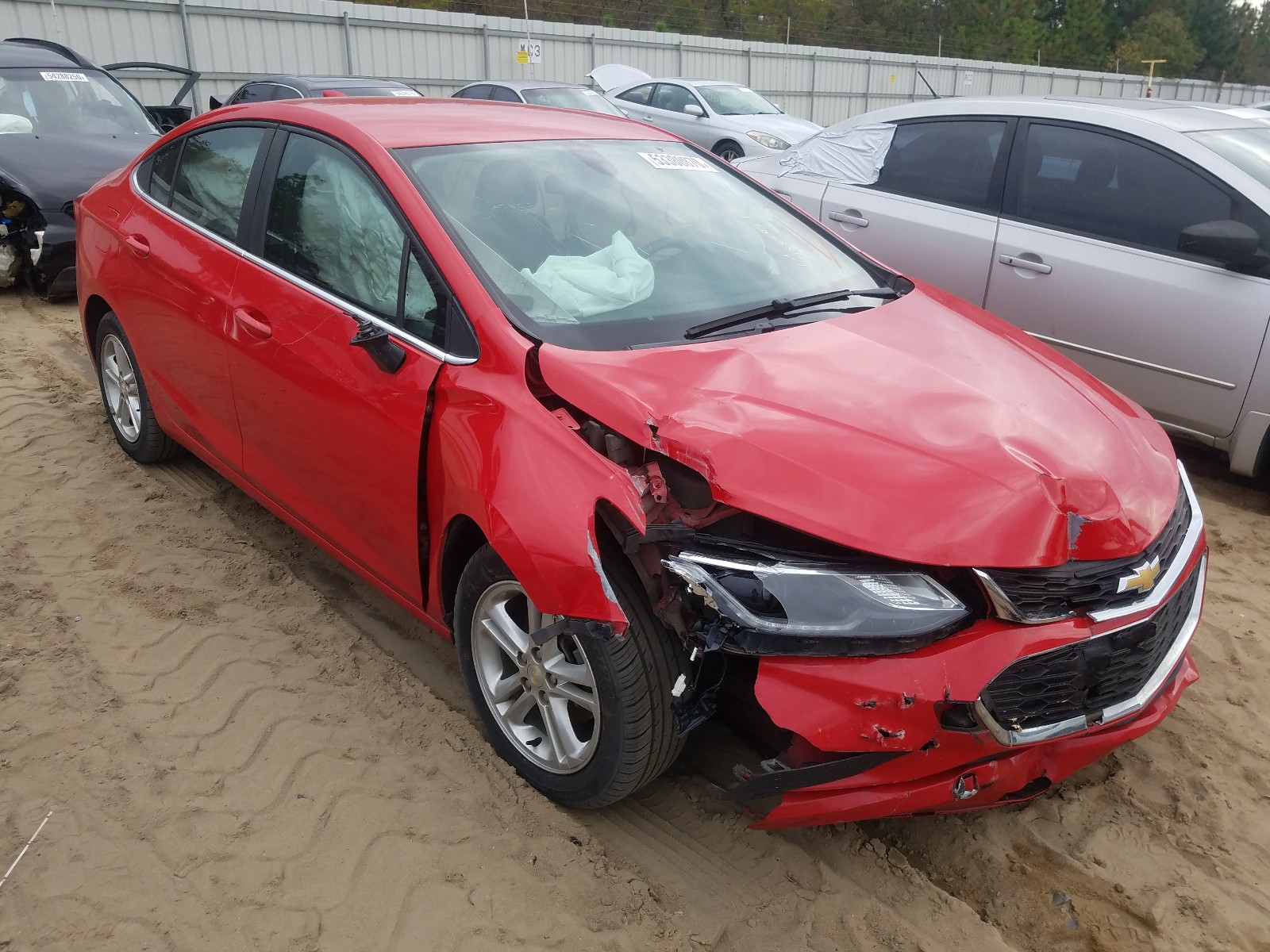 Photo 1 from auction – 2016 CHEVROLET CRUZE LT with VIN 1G1BE5SM0G7310862