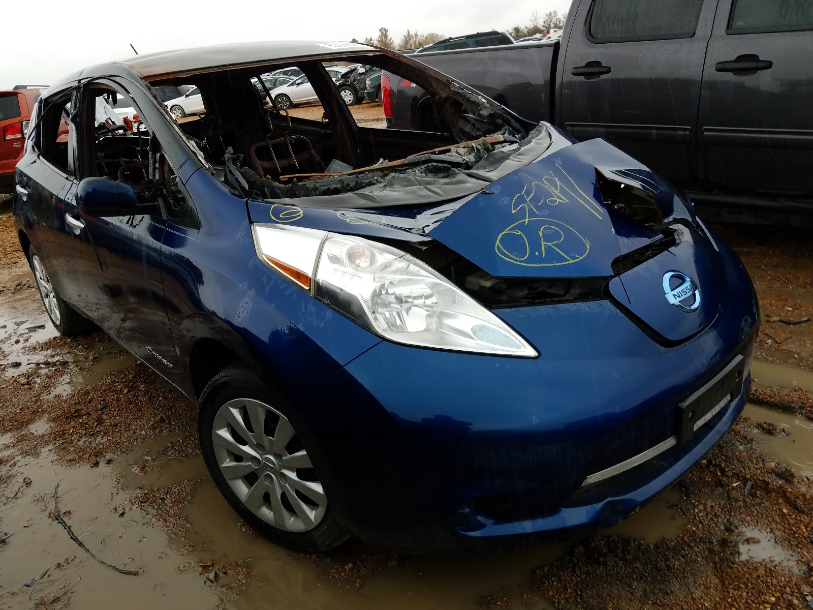 Photo 1 from auction – 2016 NISSAN LEAF S with VIN 1N4AZ0CP0GC310294