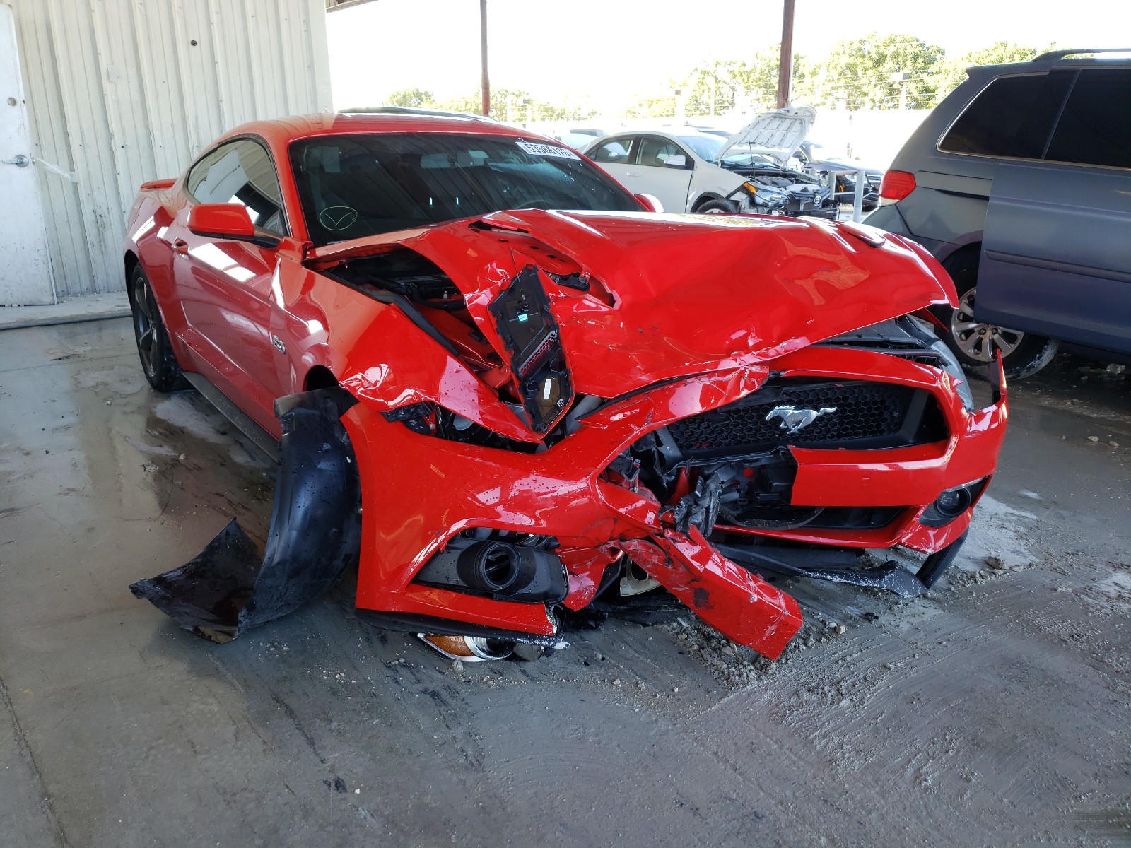 FORD MUSTANG GT 2015 with VIN 1FA6P8CF3F5423578 - Photo from auction