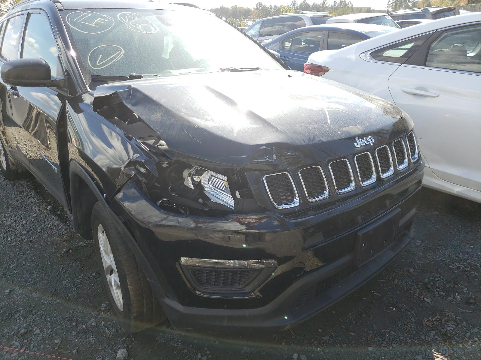 Photo 9 from auction – 2018 JEEP COMPASS SP with VIN 3C4NJDAB4JT424005