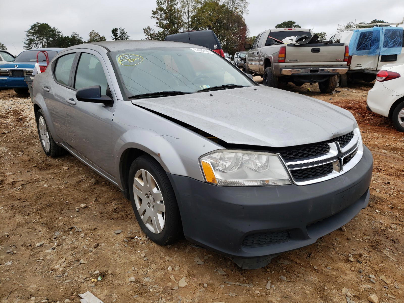 DODGE AVENGER SE 2014 with VIN 1C3CDZAB7EN167363 - Photo from auction