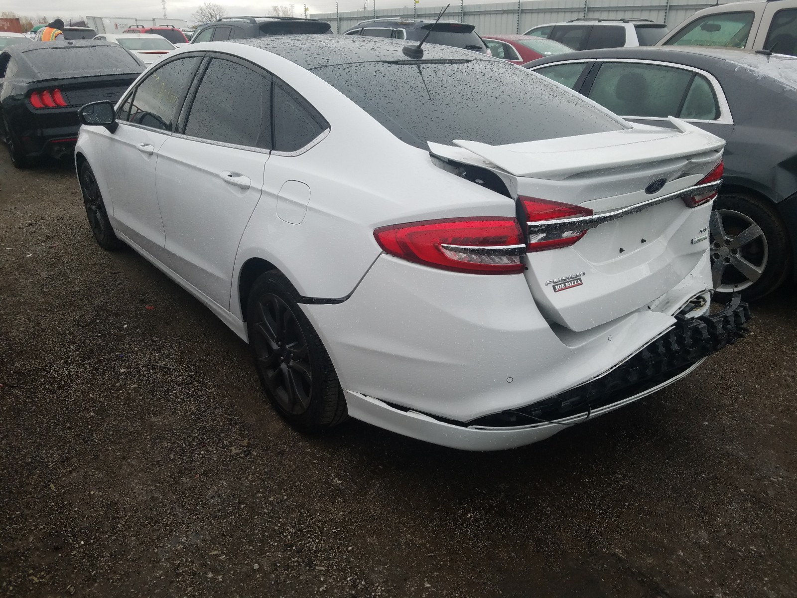 Photo 3 from auction – 2018 FORD FUSION SE with VIN 3FA6P0HDXJR165543