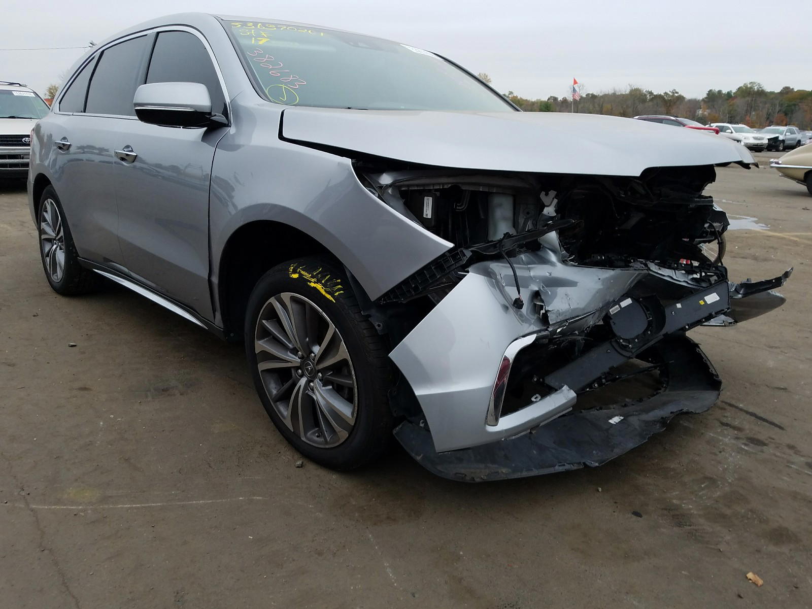 ACURA MDX TECHNO 2017 with VIN 5FRYD4H52HB017912 - Photo from auction