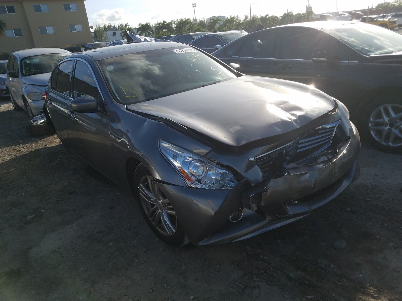 INFINITI Q40 2015 with VIN JN1CV6AP7FM501842 - Photo from auction