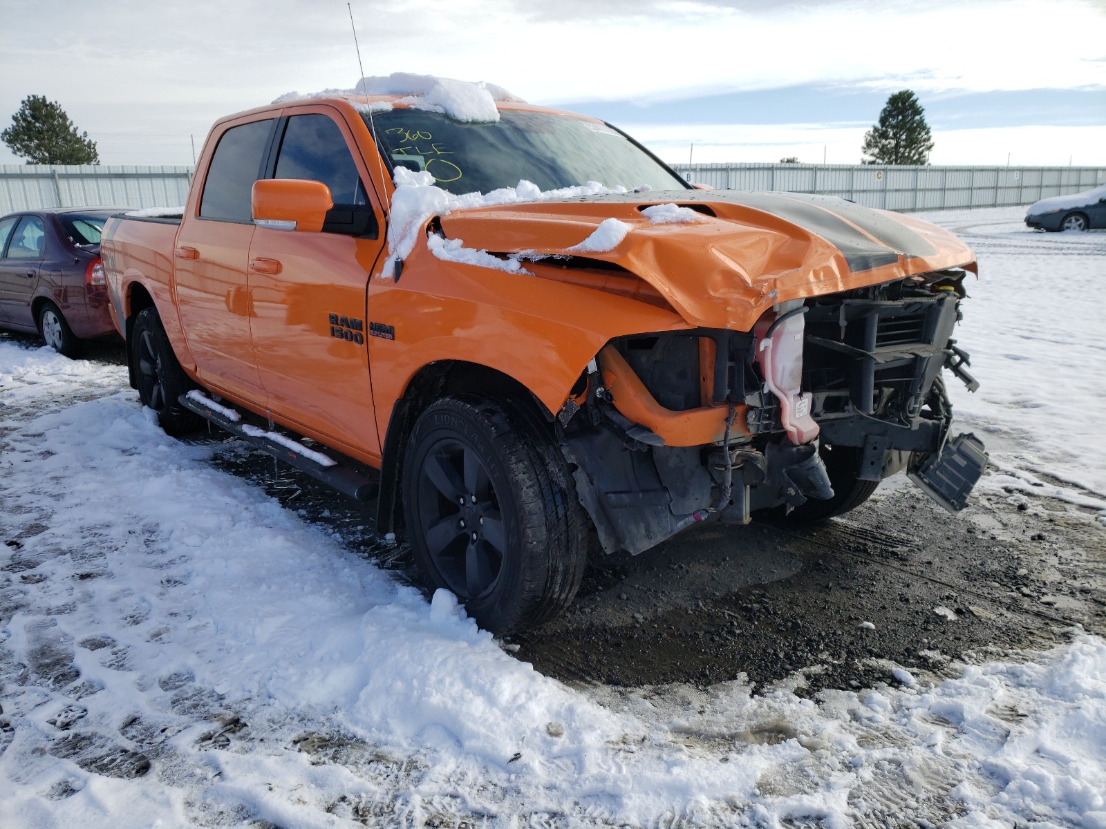 RAM 1500 SPORT 2015 with VIN 1C6RR7MT6FS701866 - Photo from auction