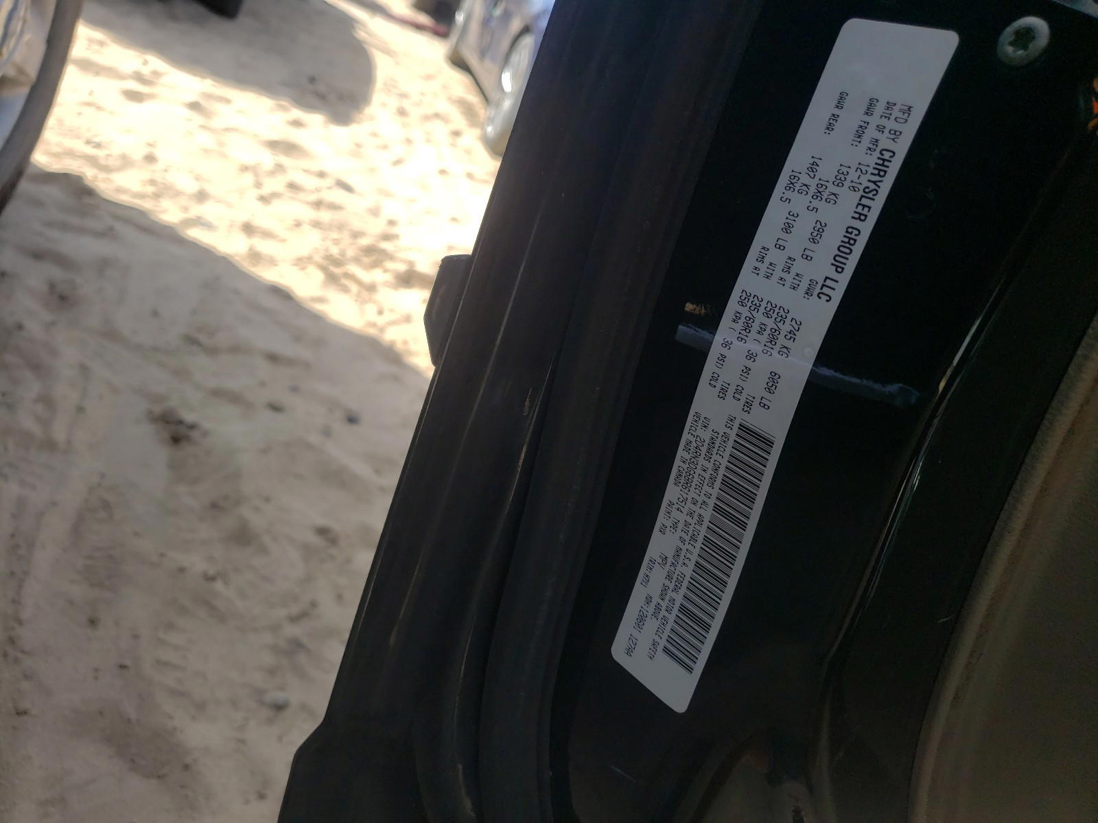 Photo 10 from auction – 2011 DODGE CARAVAN with VIN 2D4RN3DG6BR617514