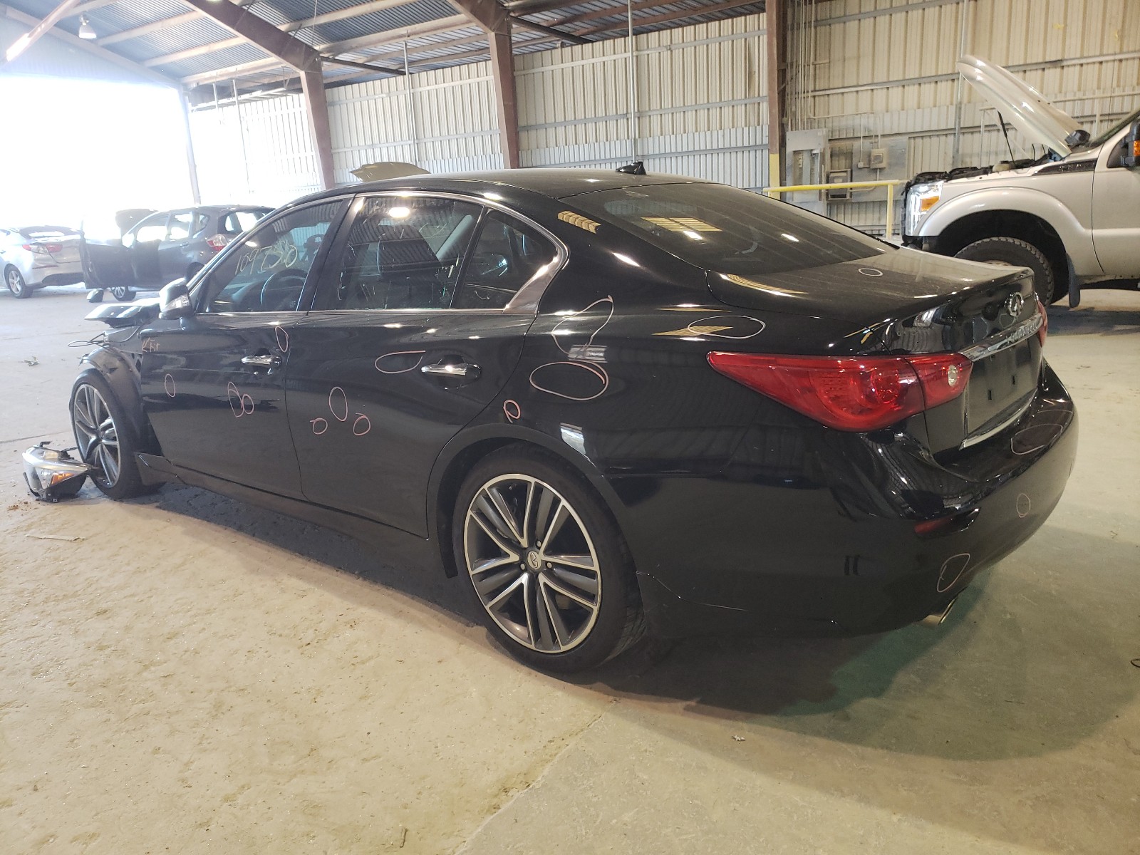 Photo 3 from auction – 2014 INFINITI Q50 BASE with VIN JN1BV7APXEM675307
