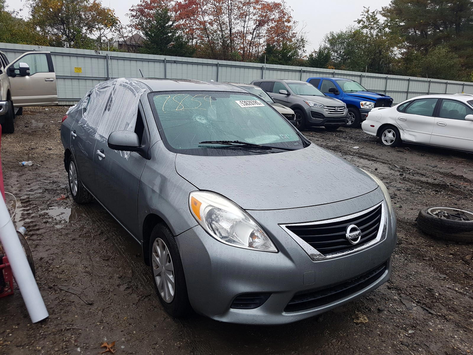 NISSAN VERSA S 2012 with VIN 3N1CN7AP7CL837597 - Photo from auction