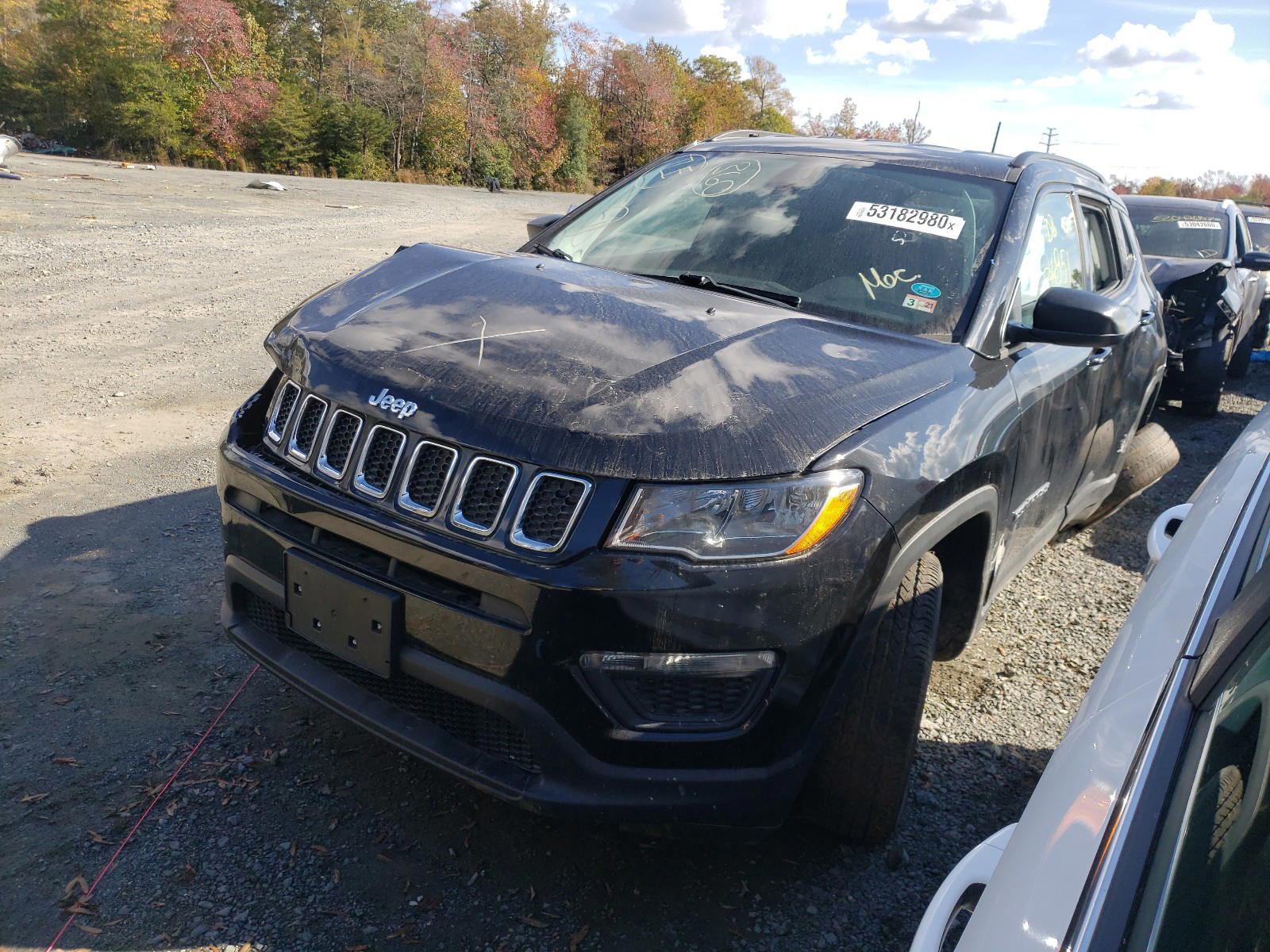 Photo 2 from auction – 2018 JEEP COMPASS SP with VIN 3C4NJDAB4JT424005
