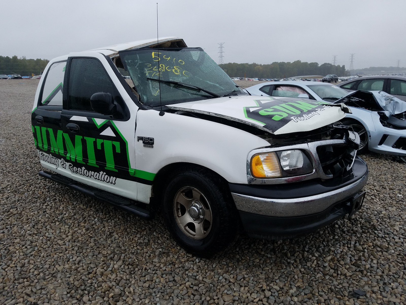 FORD F150 SUPER 2003 with VIN 1FTRW076X3KC48863 - Photo from auction