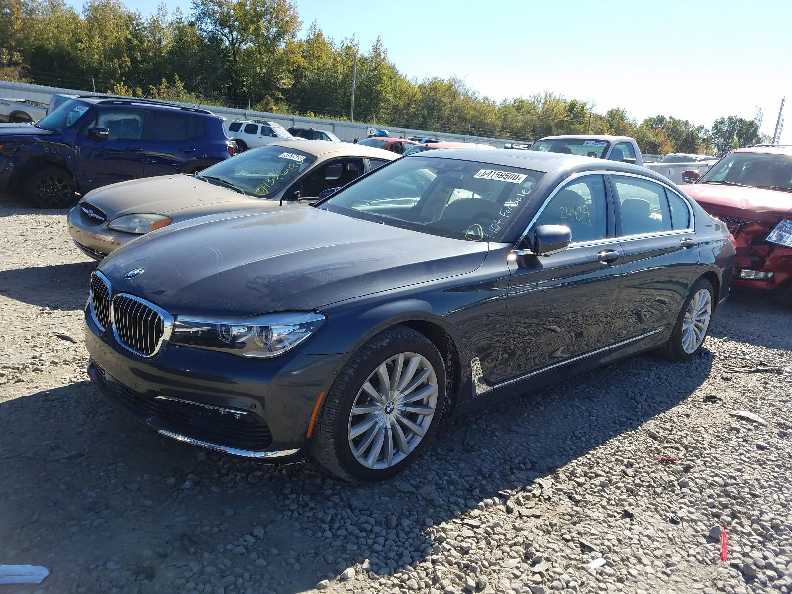 Photo 2 from auction – 2016 BMW 740 I with VIN WBA7E2C57GG547803
