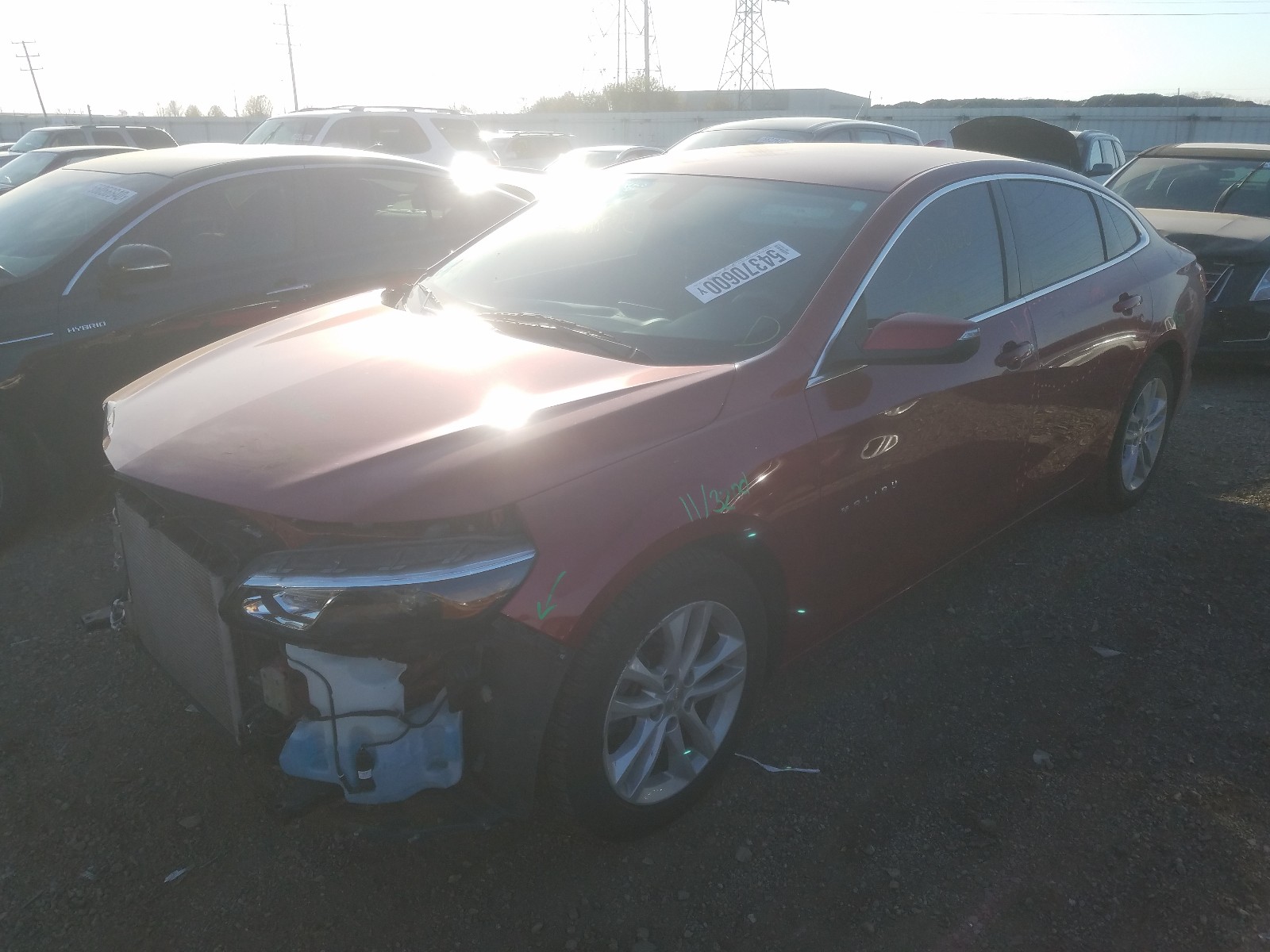 Photo 2 from auction – 2016 CHEVROLET MALIBU LT with VIN 1G1ZE5ST0GF191836