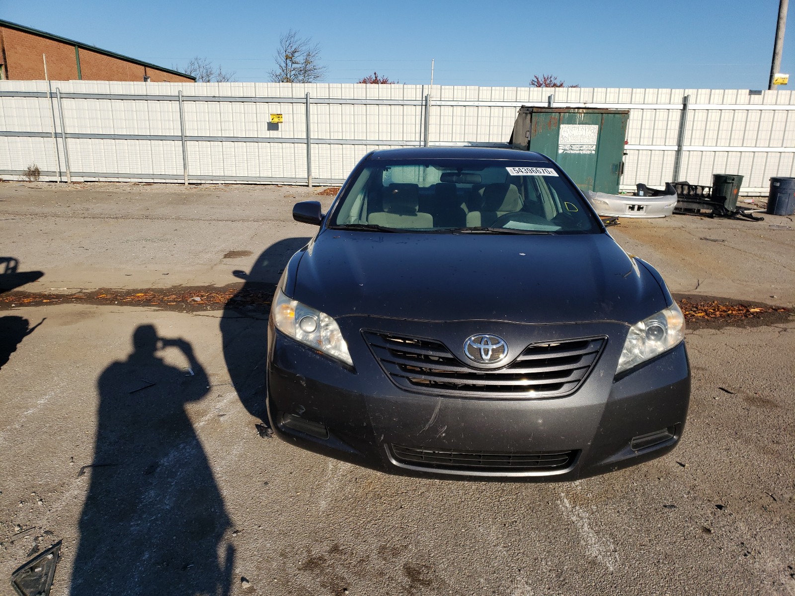 Photo 9 from auction – 2008 TOYOTA CAMRY CE with VIN 4T1BE46K48U768798