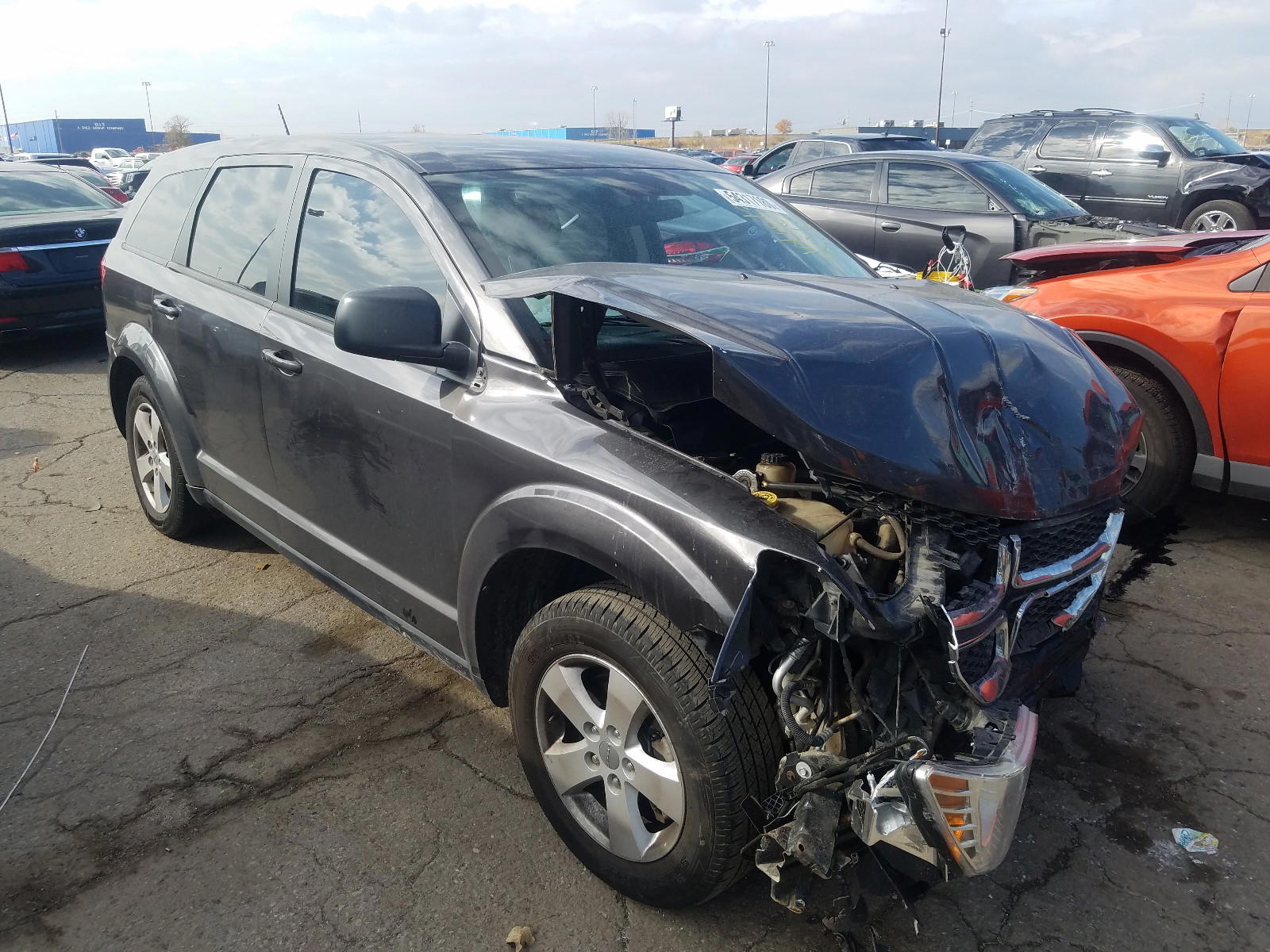DODGE JOURNEY SE 2014 with VIN 3C4PDCAB7ET279753 - Photo from auction