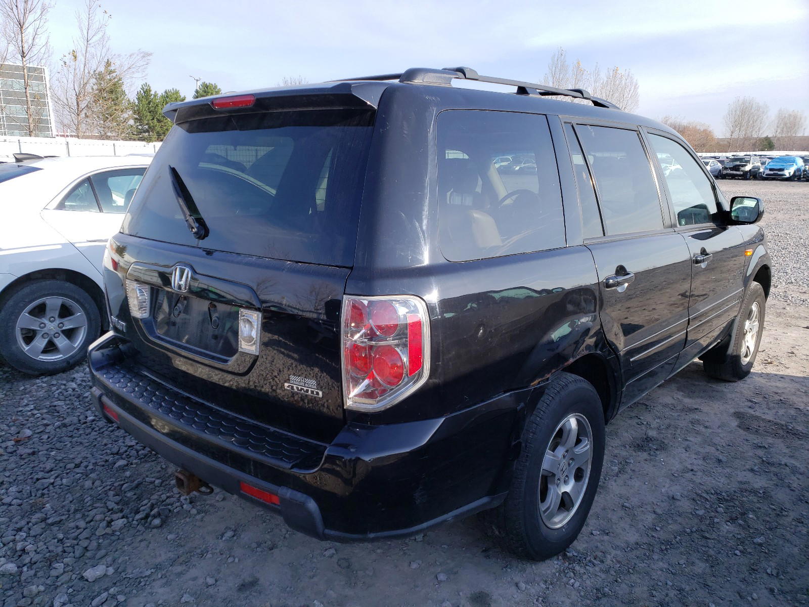 Photo 4 from auction – 2008 HONDA PILOT EXL with VIN 5FNYF18628B502134