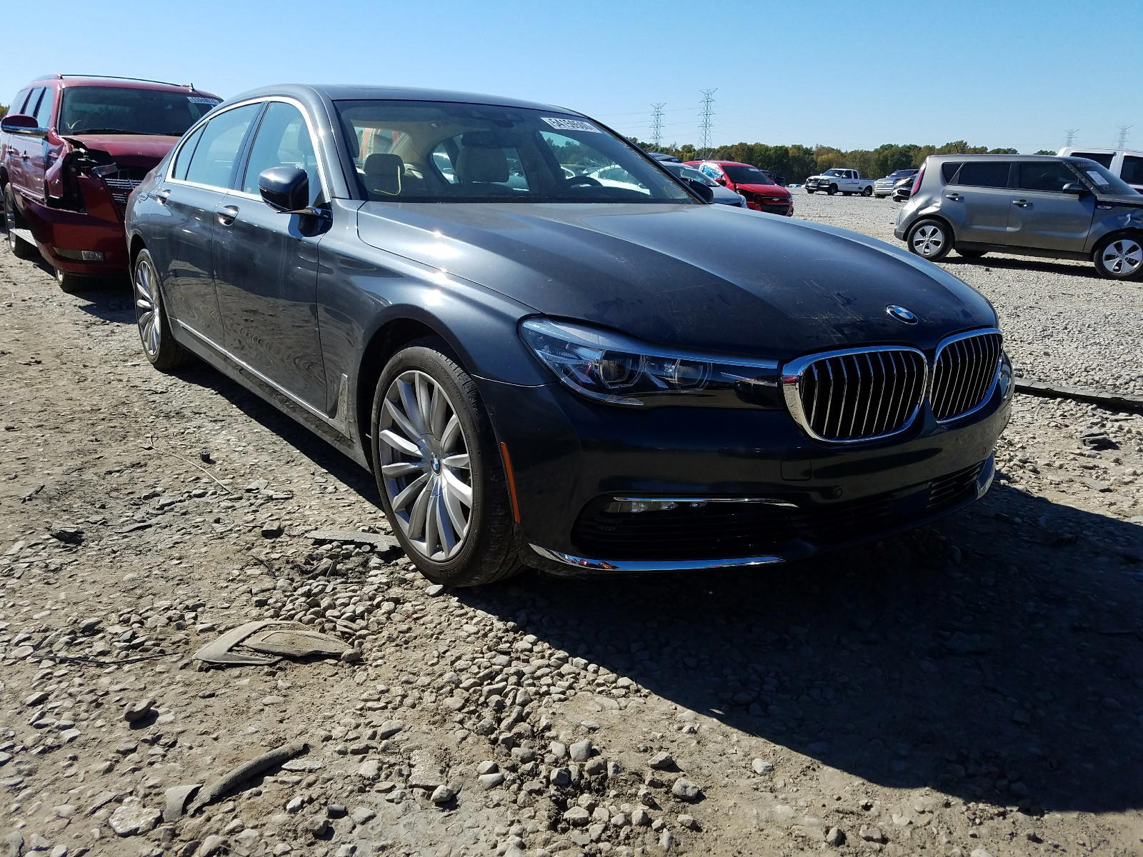 BMW 740 I 2016 with VIN WBA7E2C57GG547803 - Photo from auction